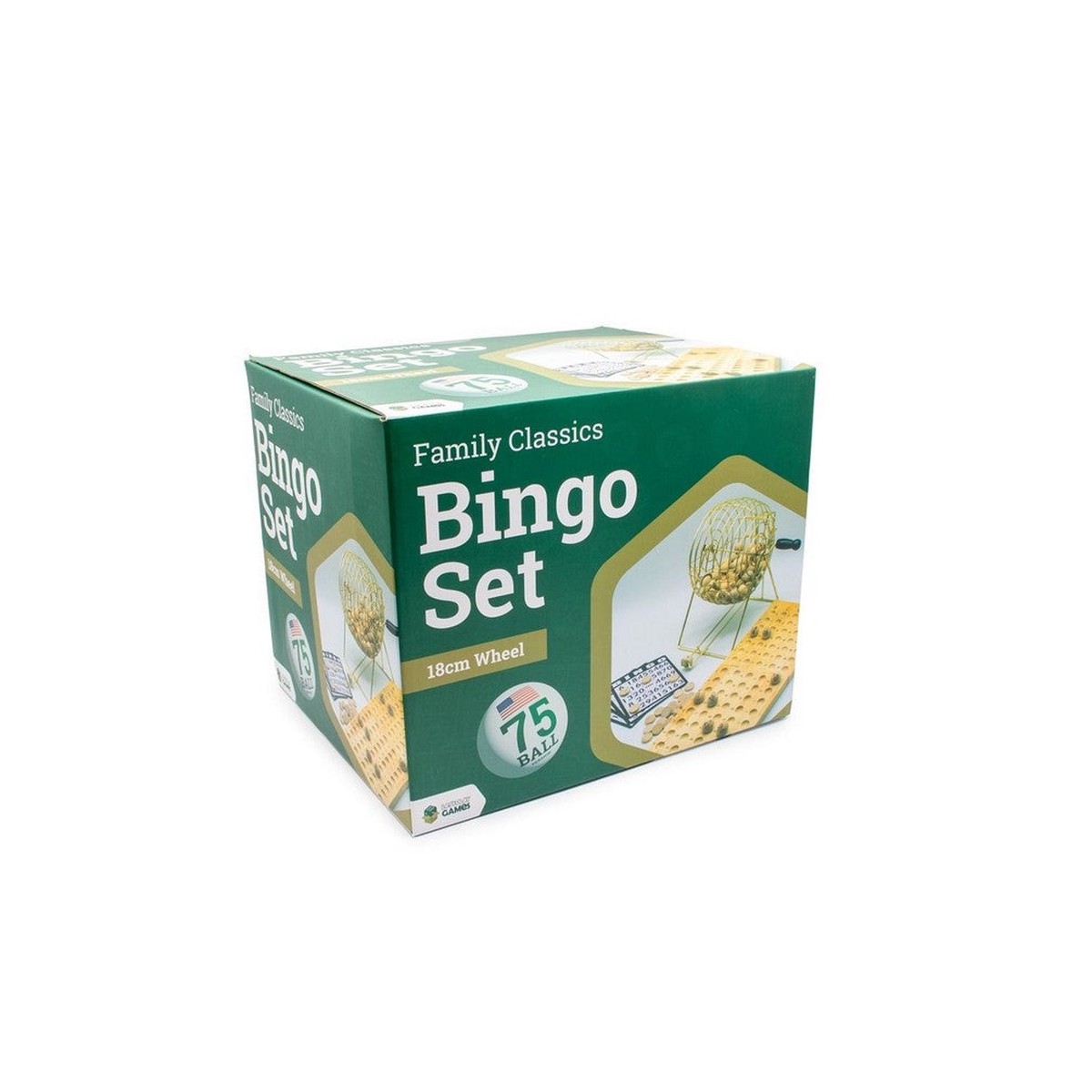 Let's Play Games - Classics Bingo Set US Edition: 75 Balls - 18 cm Size