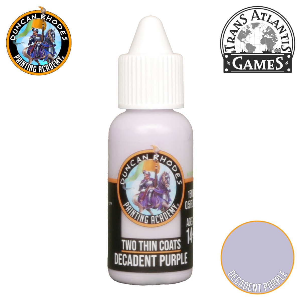 Two Thin Coats Paint 15ml - Decadent Purple