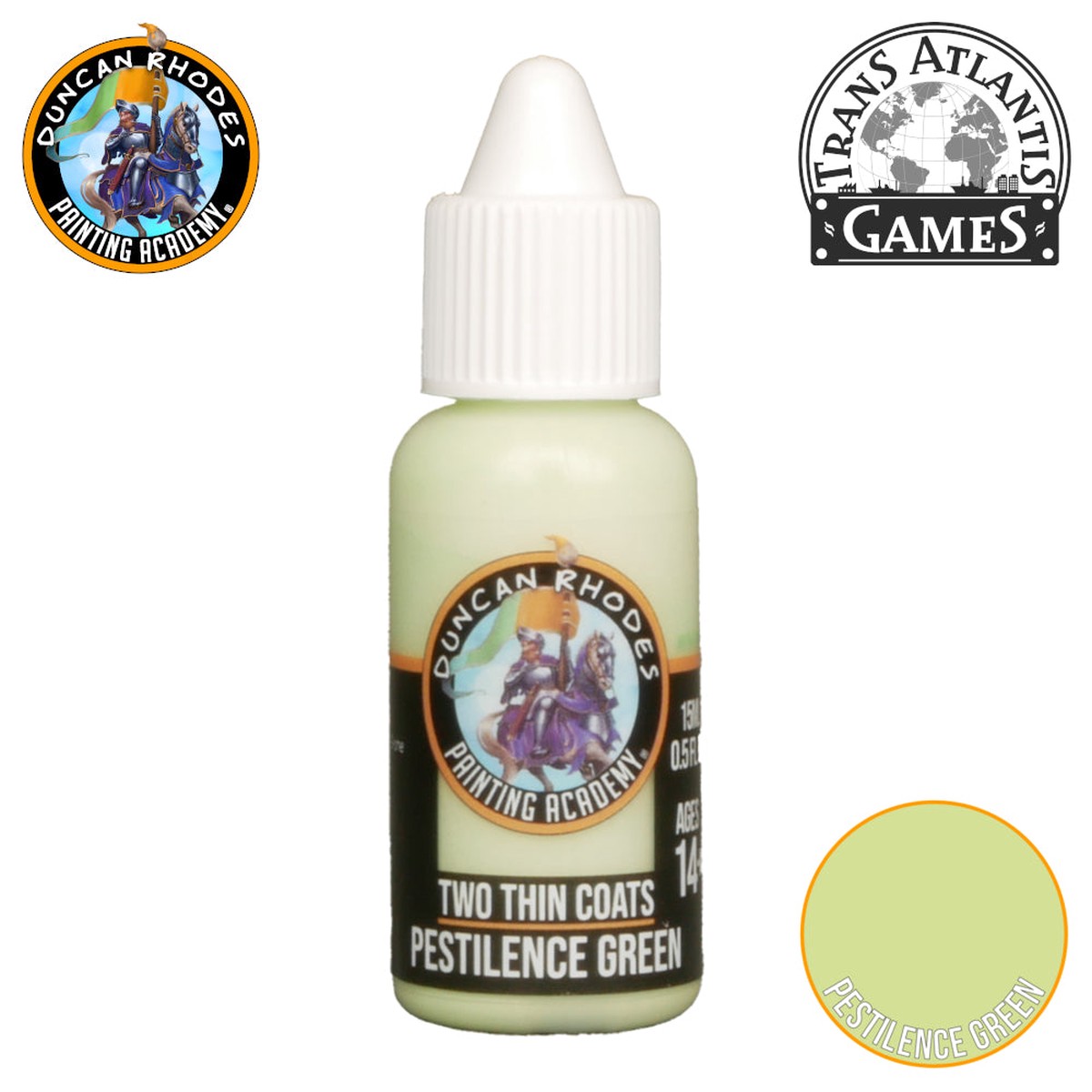 Two Thin Coats Paint 15ml - Pestilence Green
