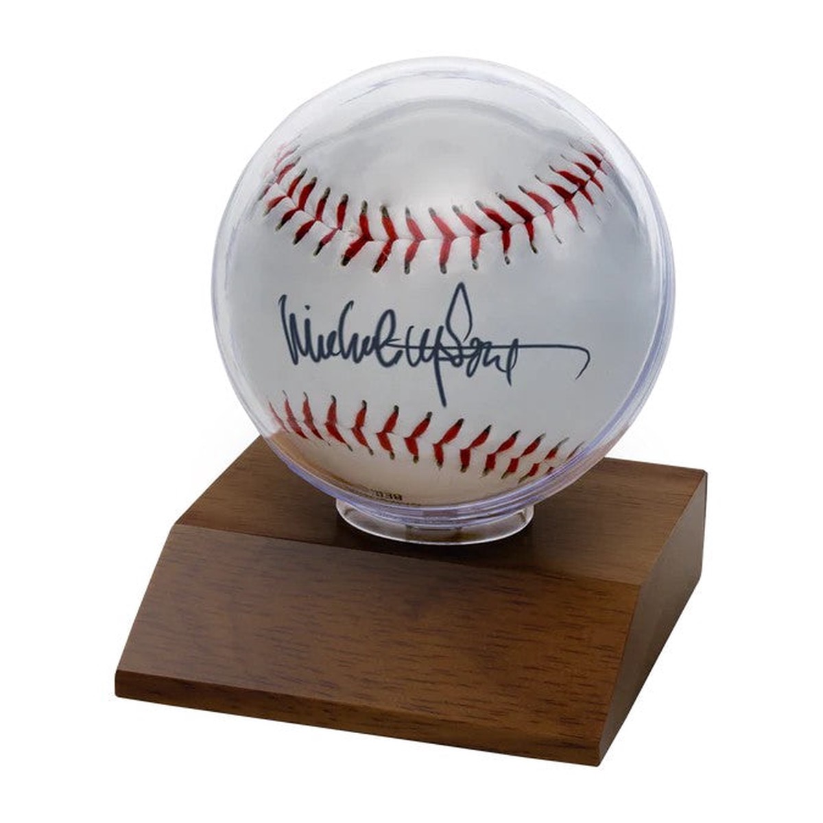 Ultra Pro Baseball Dark Wood Holder