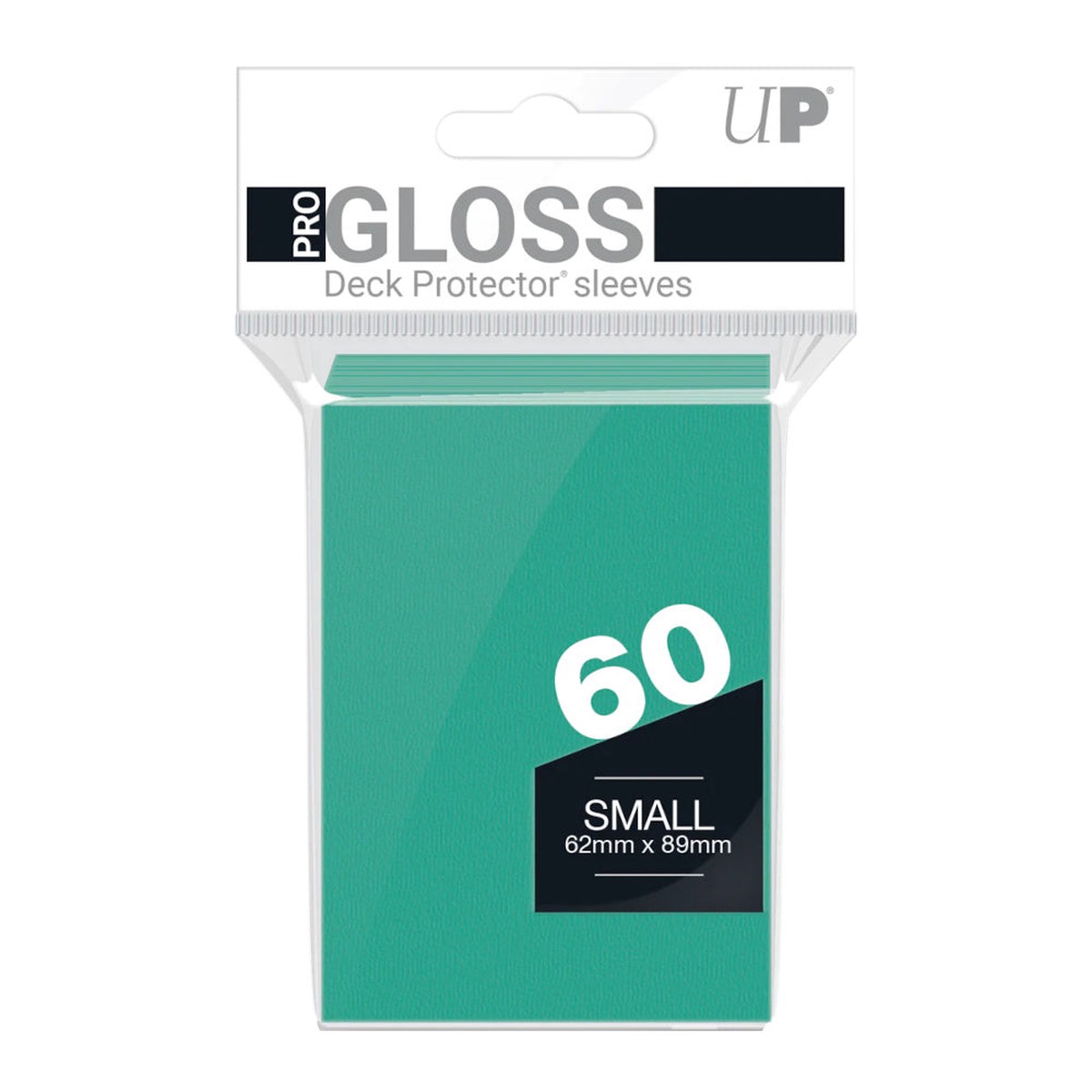 Ultra Pro - PRO-Gloss 60ct Small Deck Protector Sleeves - Aqua