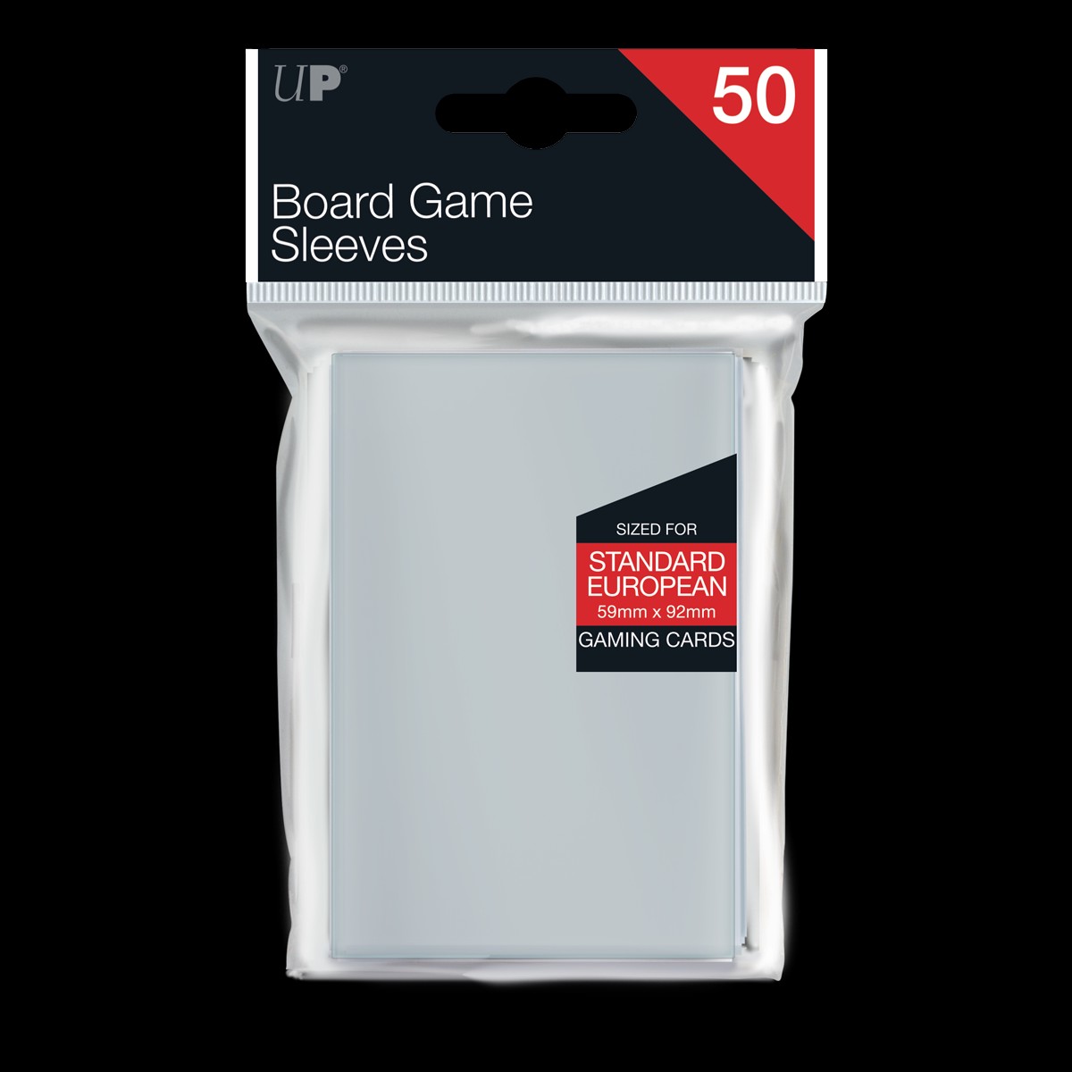 Ultra Pro UP82602-1 Standard European Board Game Sleeves 50-Piece Set 59mm x 92mm