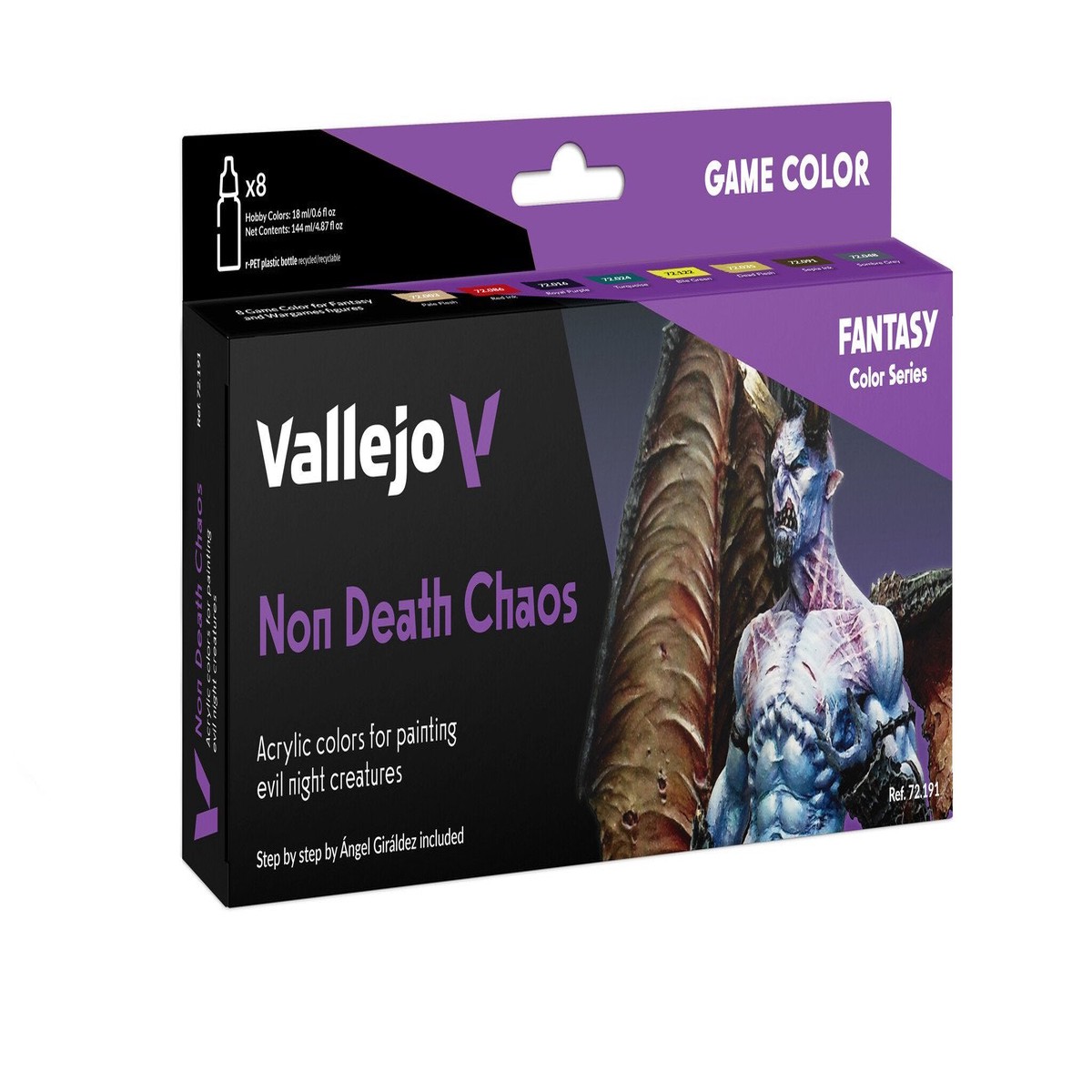 Vallejo Game Colour Non Death Chaos Acrylic Paint 8x18ml