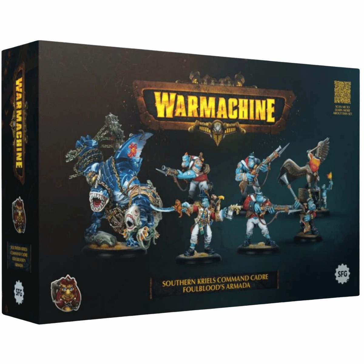 Warmachine: Southern Kriels Foulblood's Armada Command Starter