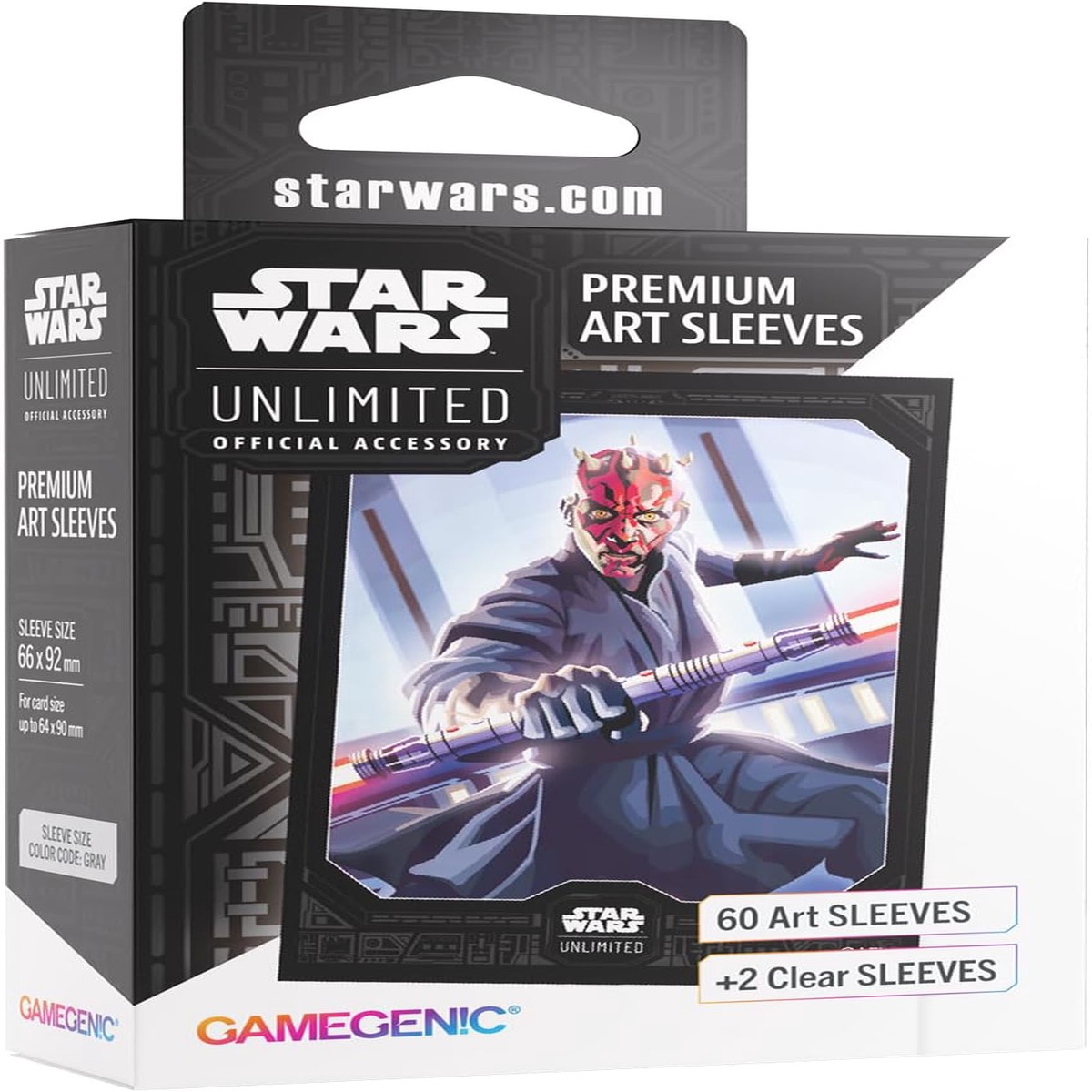 Gamegenic - Star Wars Unlimited Premium Art Sleeves Standard - Darth Maul