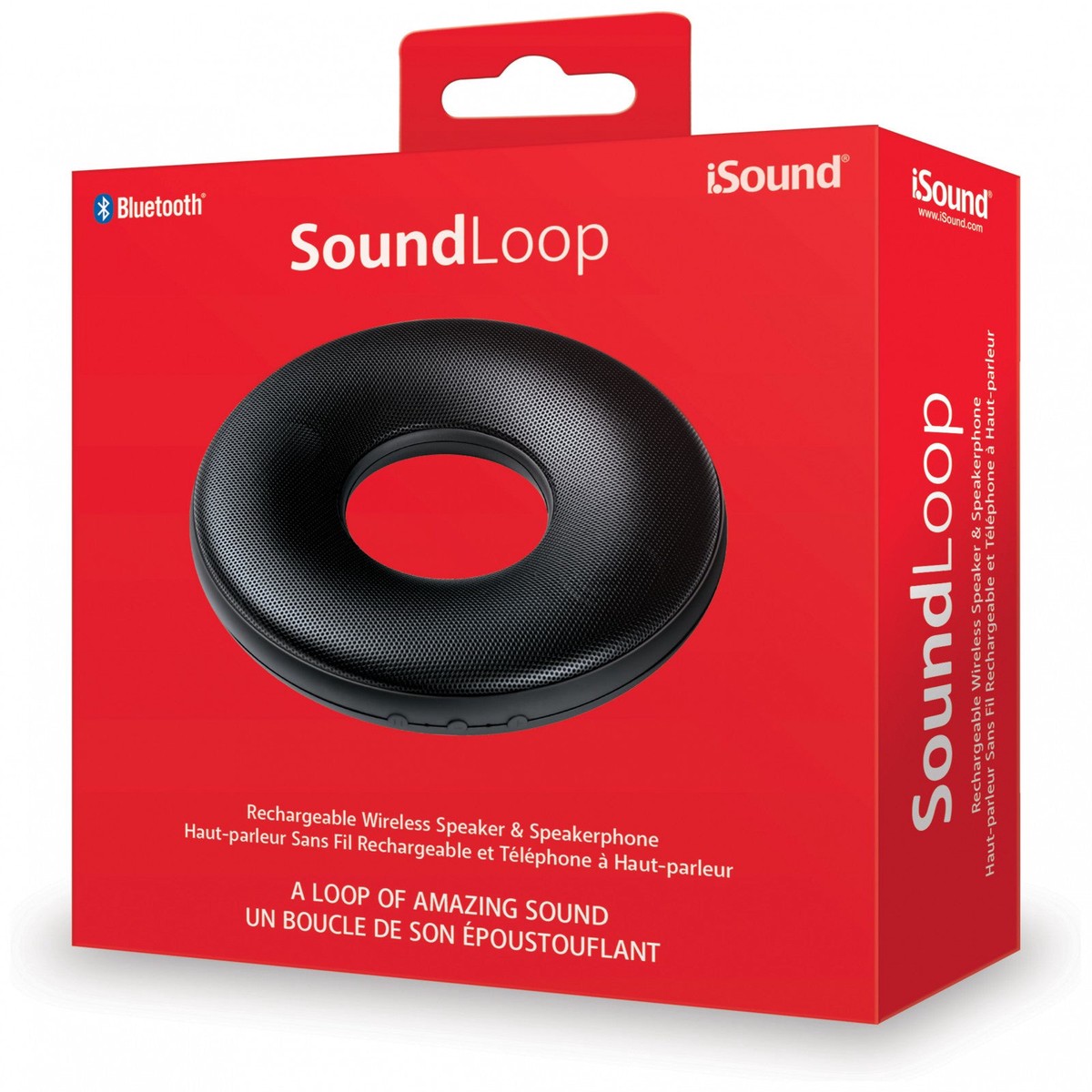iSound - Bluetooth Soundloop Speaker - Black
