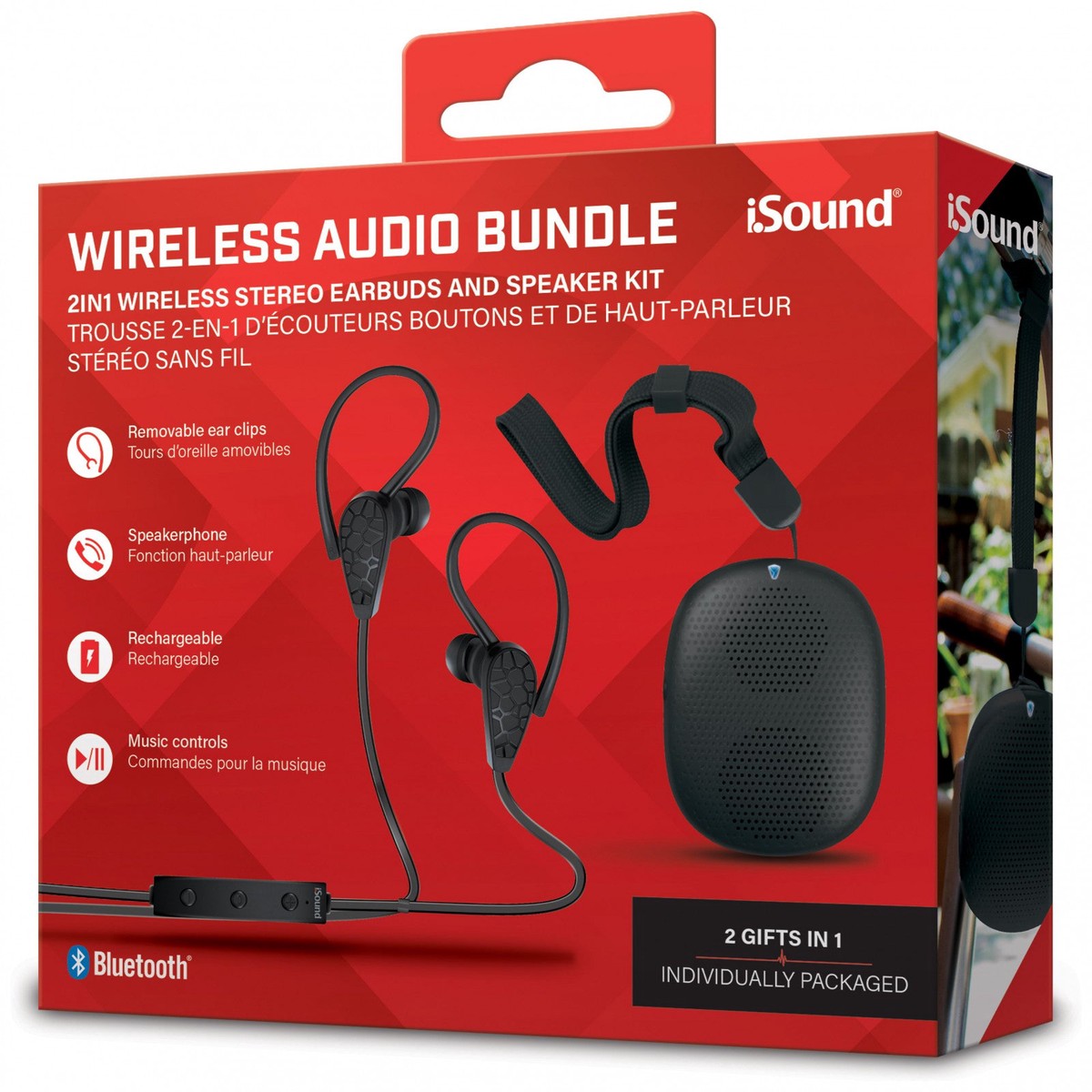 iSound - Bluetooth Wireless Audio Bundle - Black