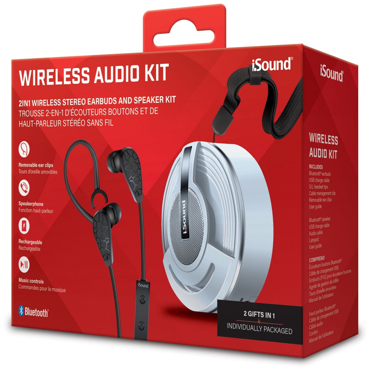 iSound - Bluetooth Wireless Audio Kit - White