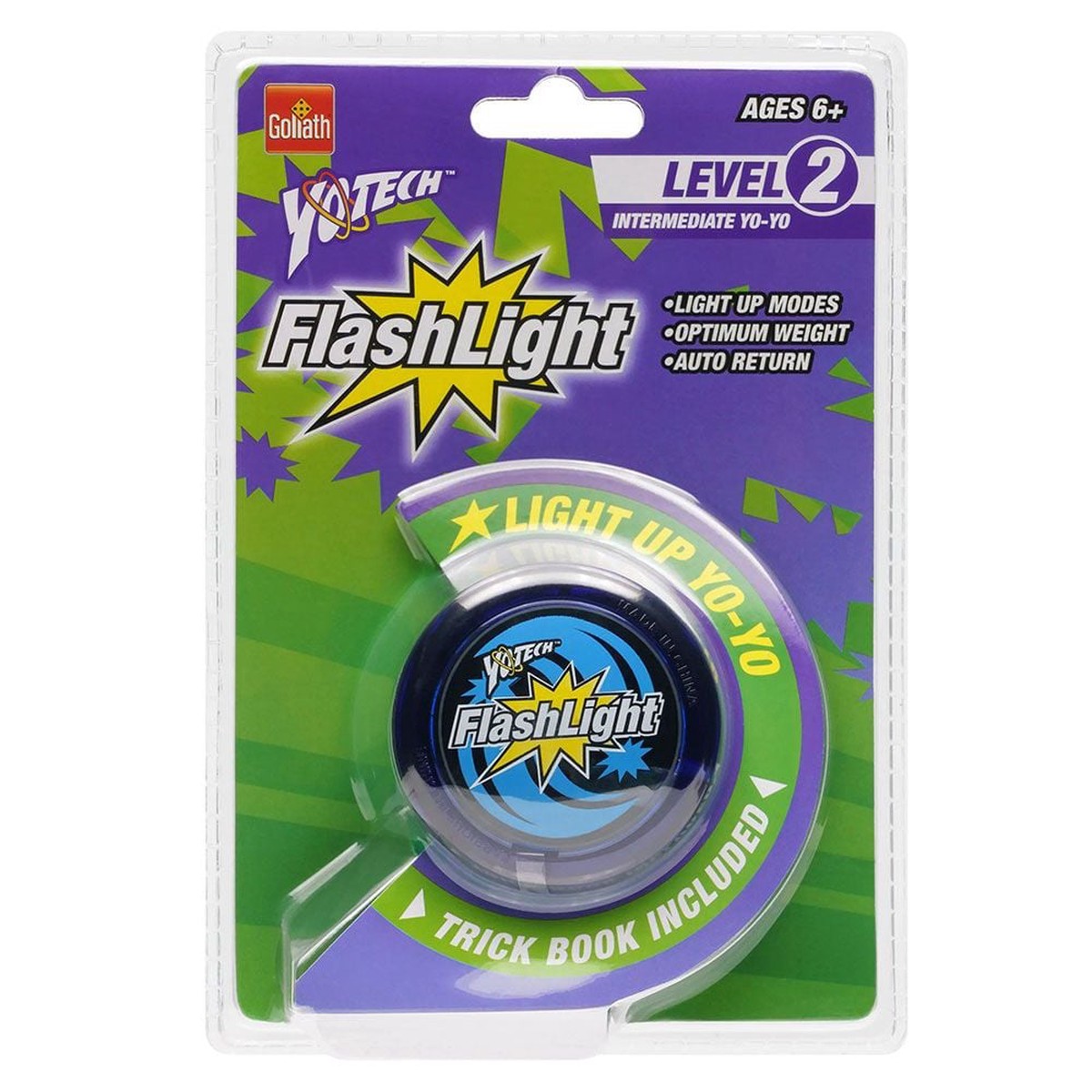 Crown & Andrews Yotech Flash Light Level 2 Yo-Yo - Blue