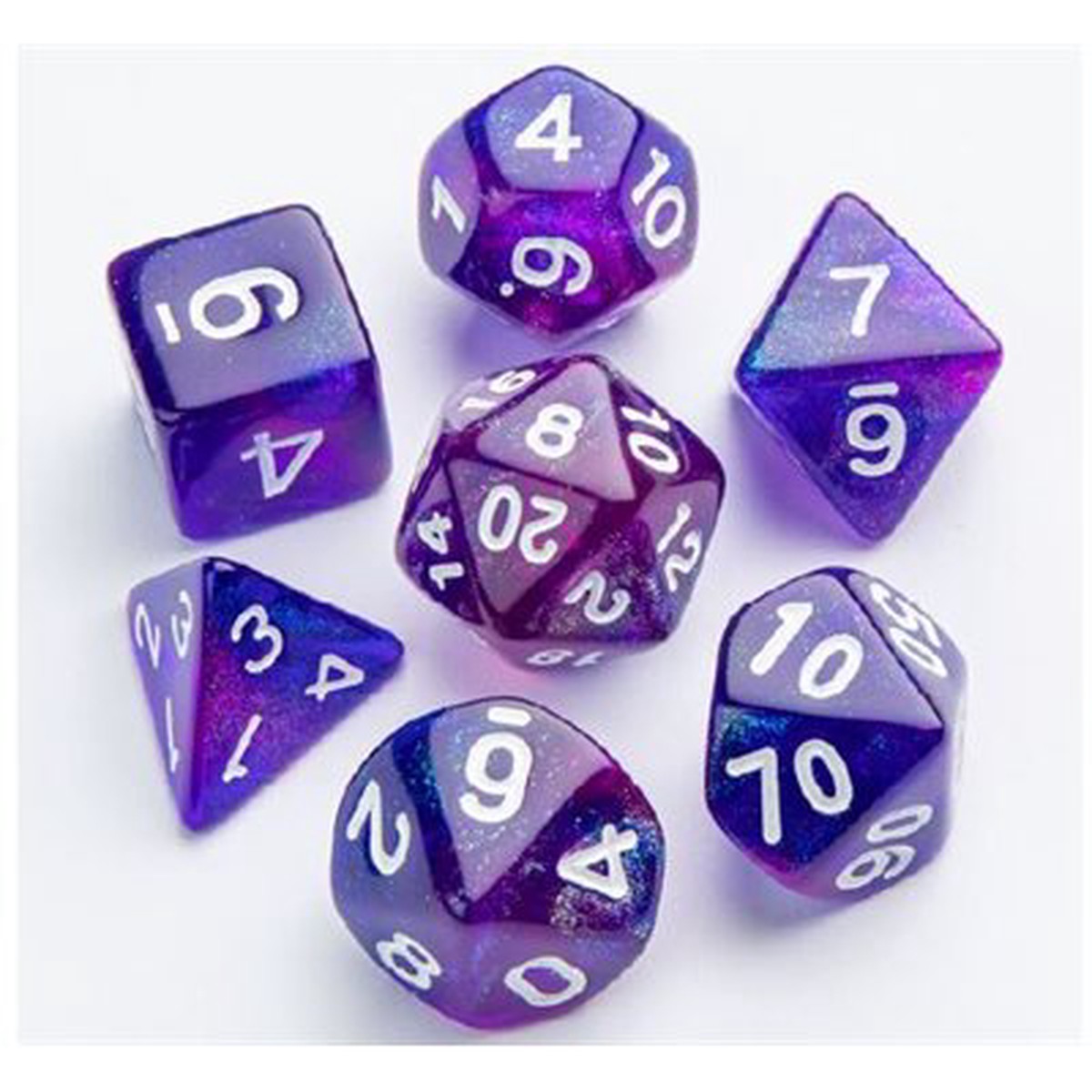Gamegenic Galaxy Series - Nebula - RPG Dice Set (7 Die Set)