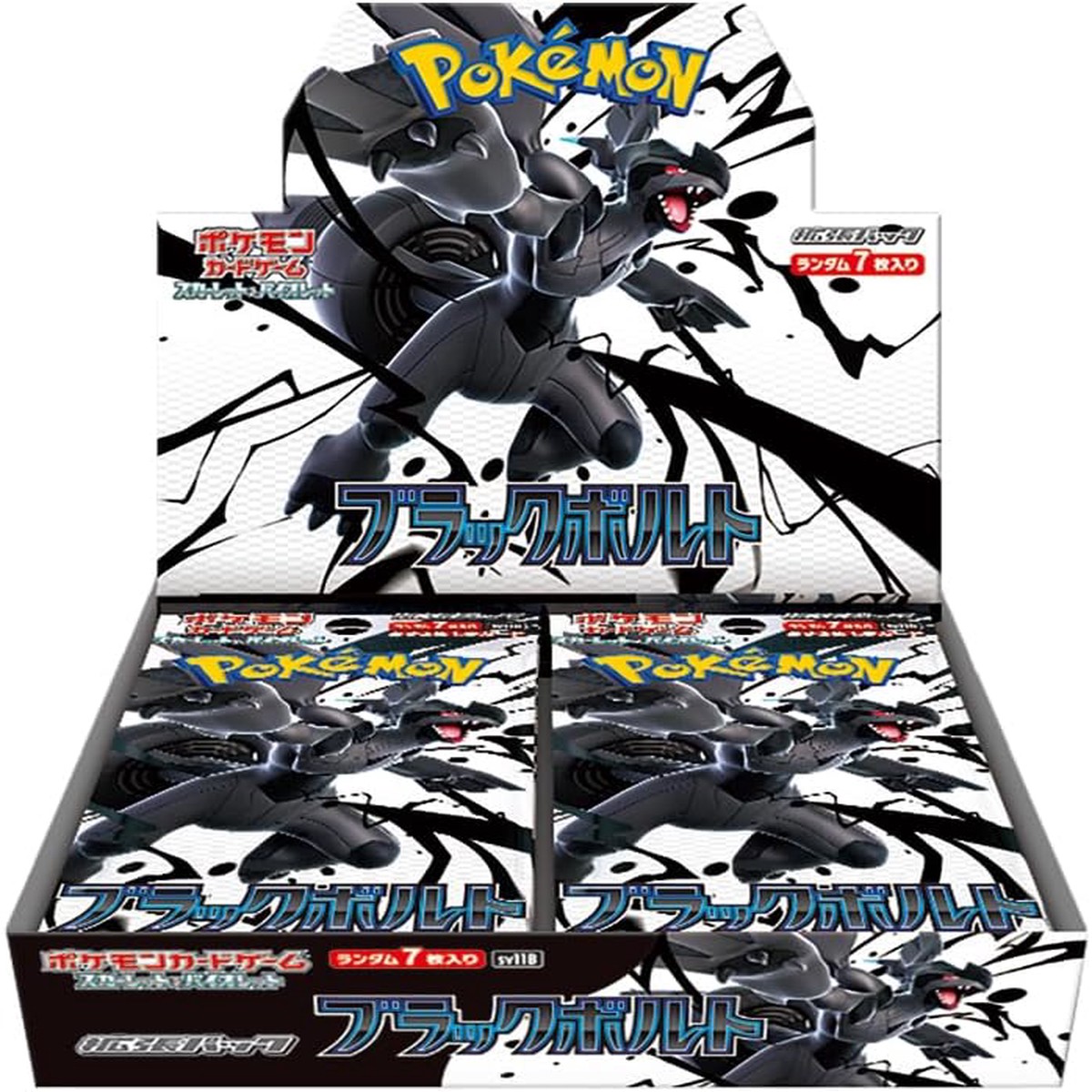 Japanese Pokemon Black Bolt Booster Box