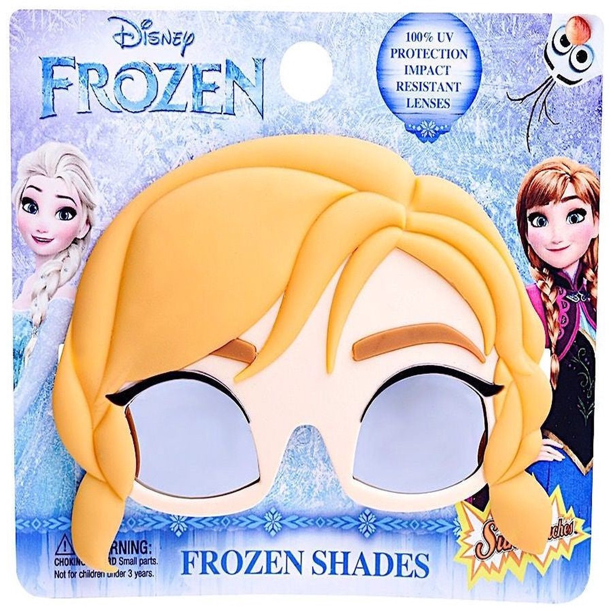 Sun-Staches - Lil Characters Frozen Anna Sunglass Mask