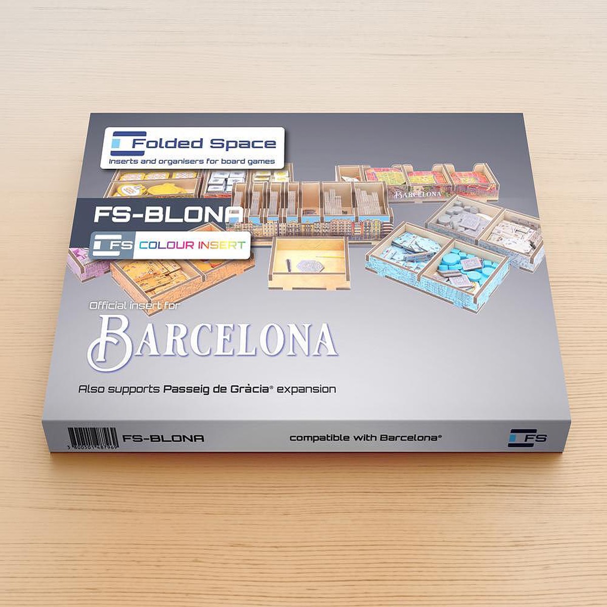 Folded Space - Game Colour Inserts for Barcelona