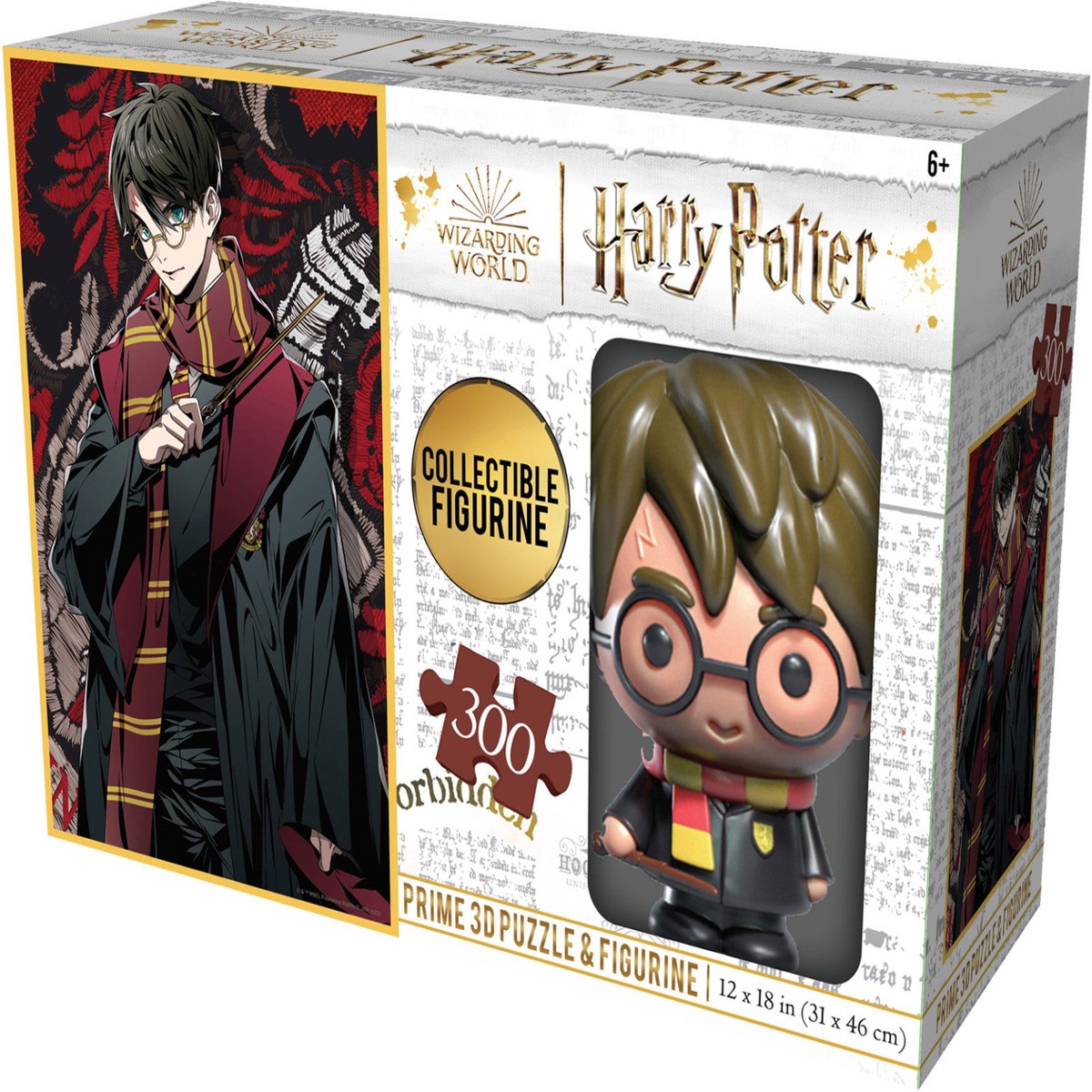 Prime 3D - Puzzle and Figurine Harry Potter - 300 Piece Jigsaw