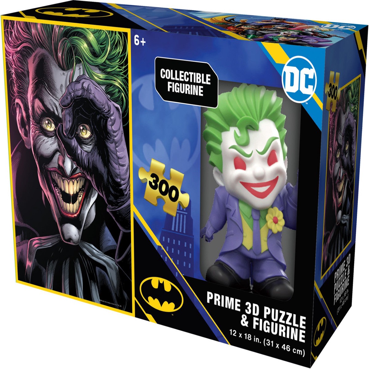 Prime 3D - Puzzle and Figurine Joker - 300 Piece Jigsaw
