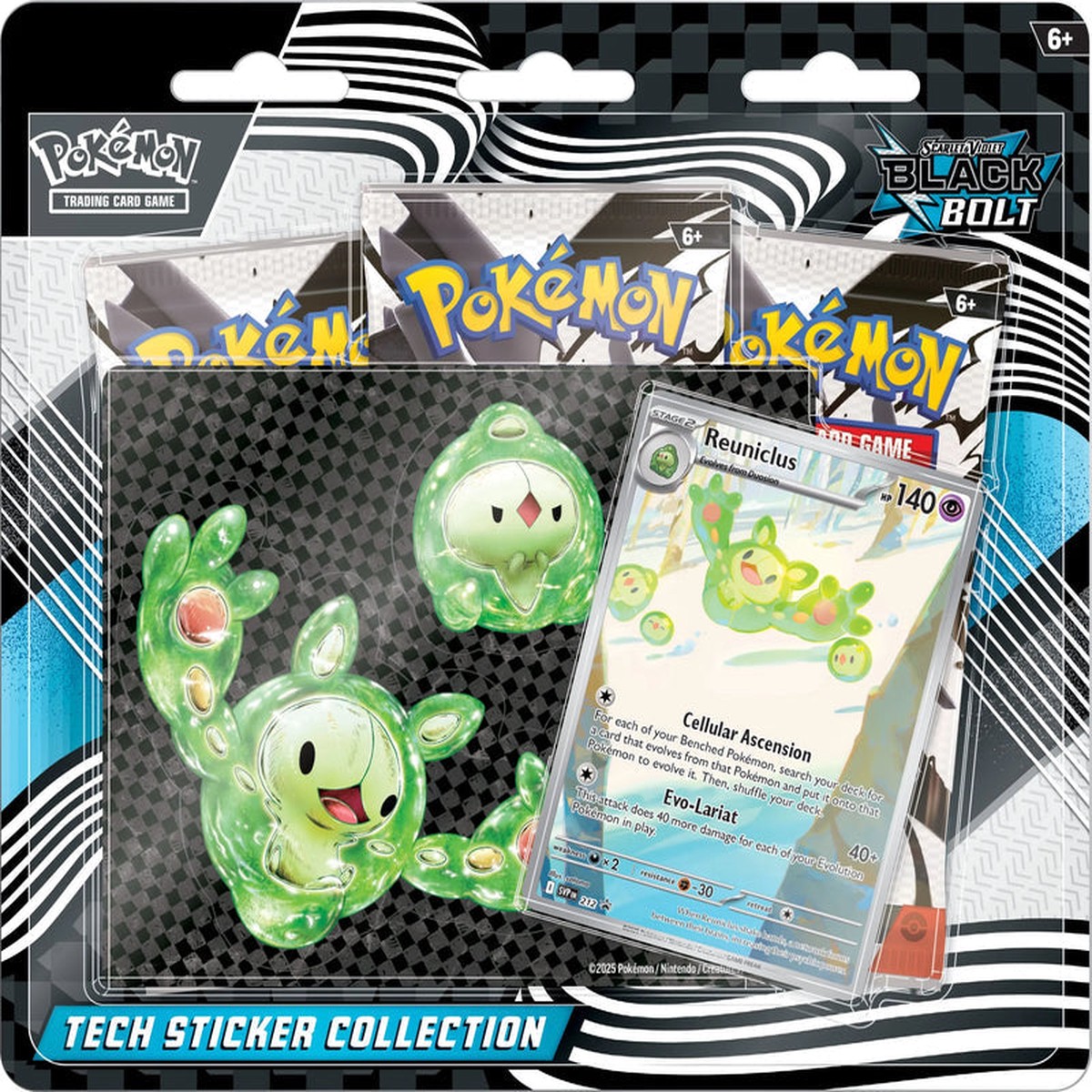 Pokmon TCG: Scarlet & Violet Black Bolt Tech Sticker Collection