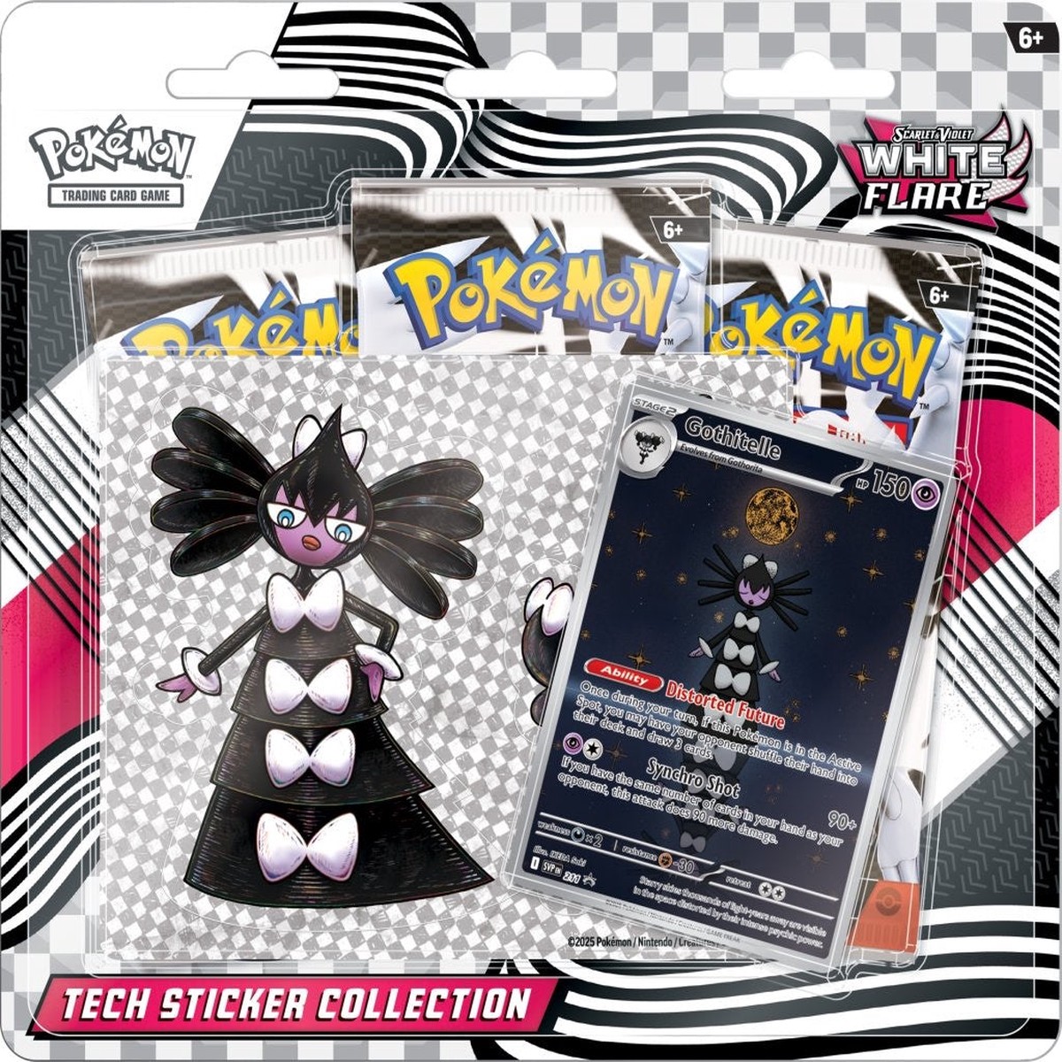 Pokmon TCG: Scarlet & Violet White Flare Tech Sticker Collection