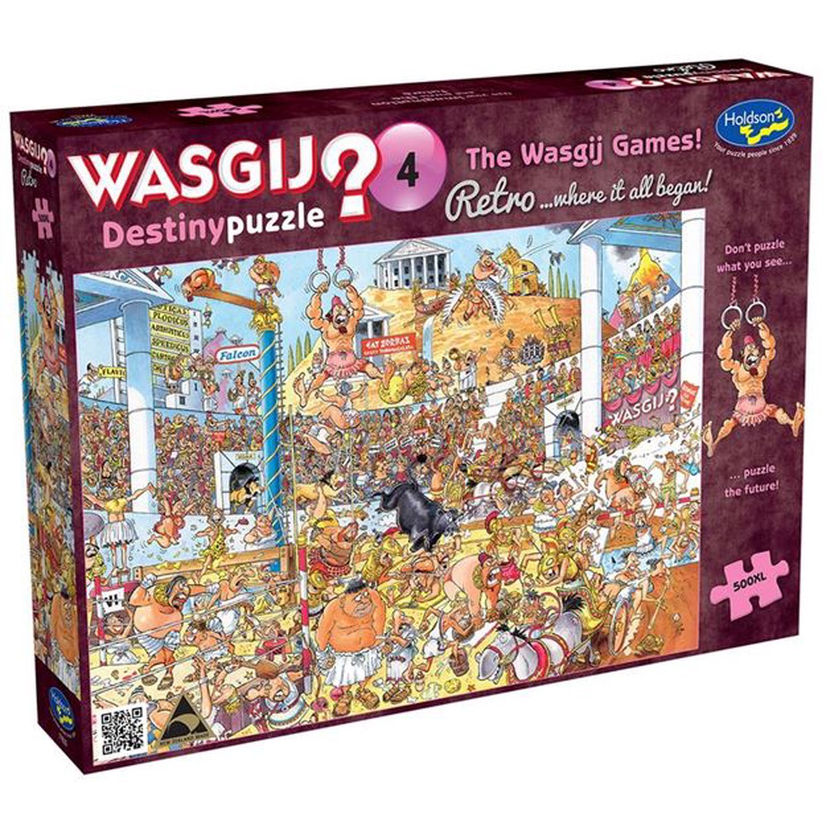 Wasgij Retro Destiny #4 The Wasgij Games 500 XL Piece Puzzle