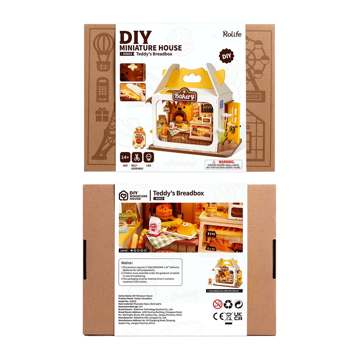 DIY Miniature House - Teddy's Breadbox
