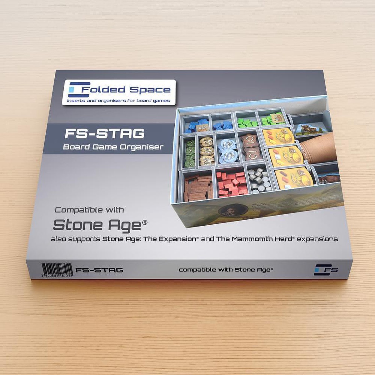 Folded Space - Game Inserts for Stone Age
