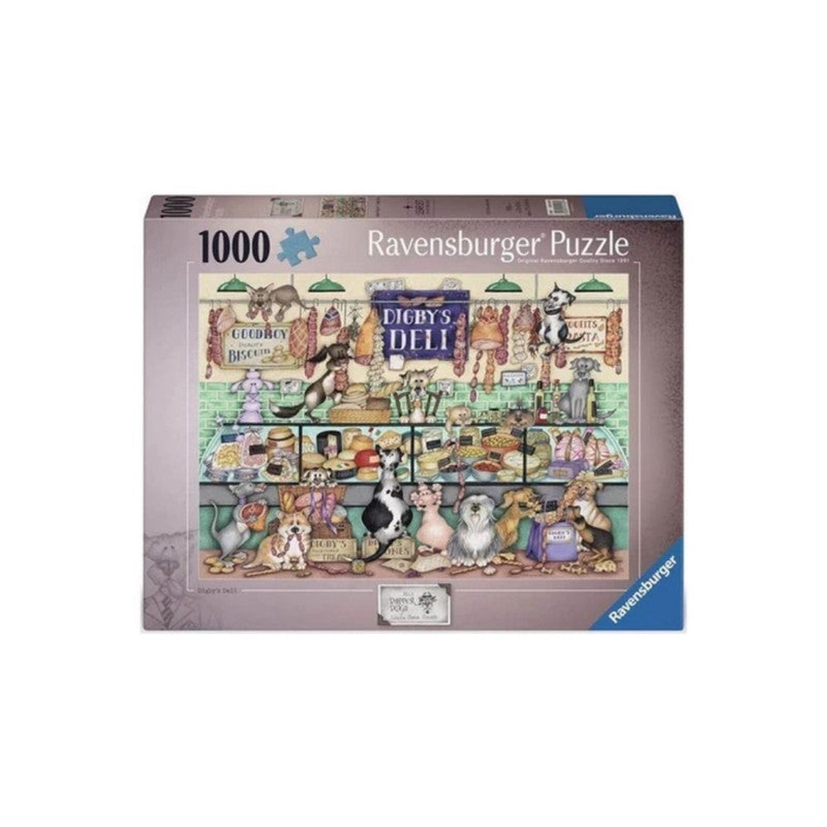 Ravensburger - Dapper Dogs No 1. Digby's Deli - 1000 Piece Jigsaw New Version