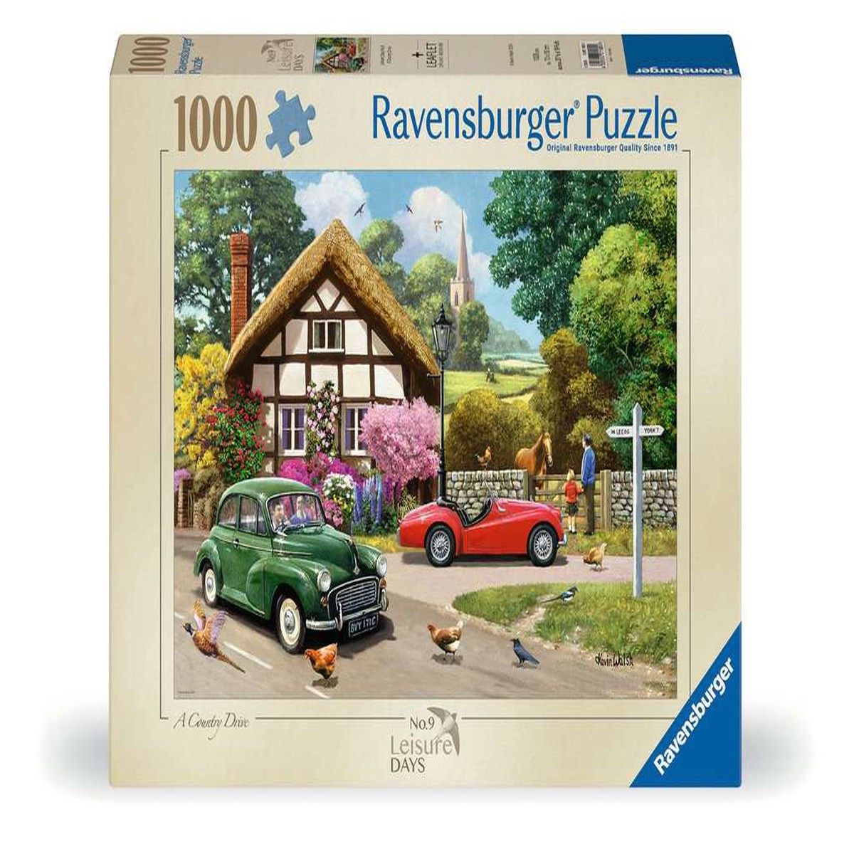 Ravensburger - Leisure Days no. 9, A Country Drive 1000 Piece Jigsaw
