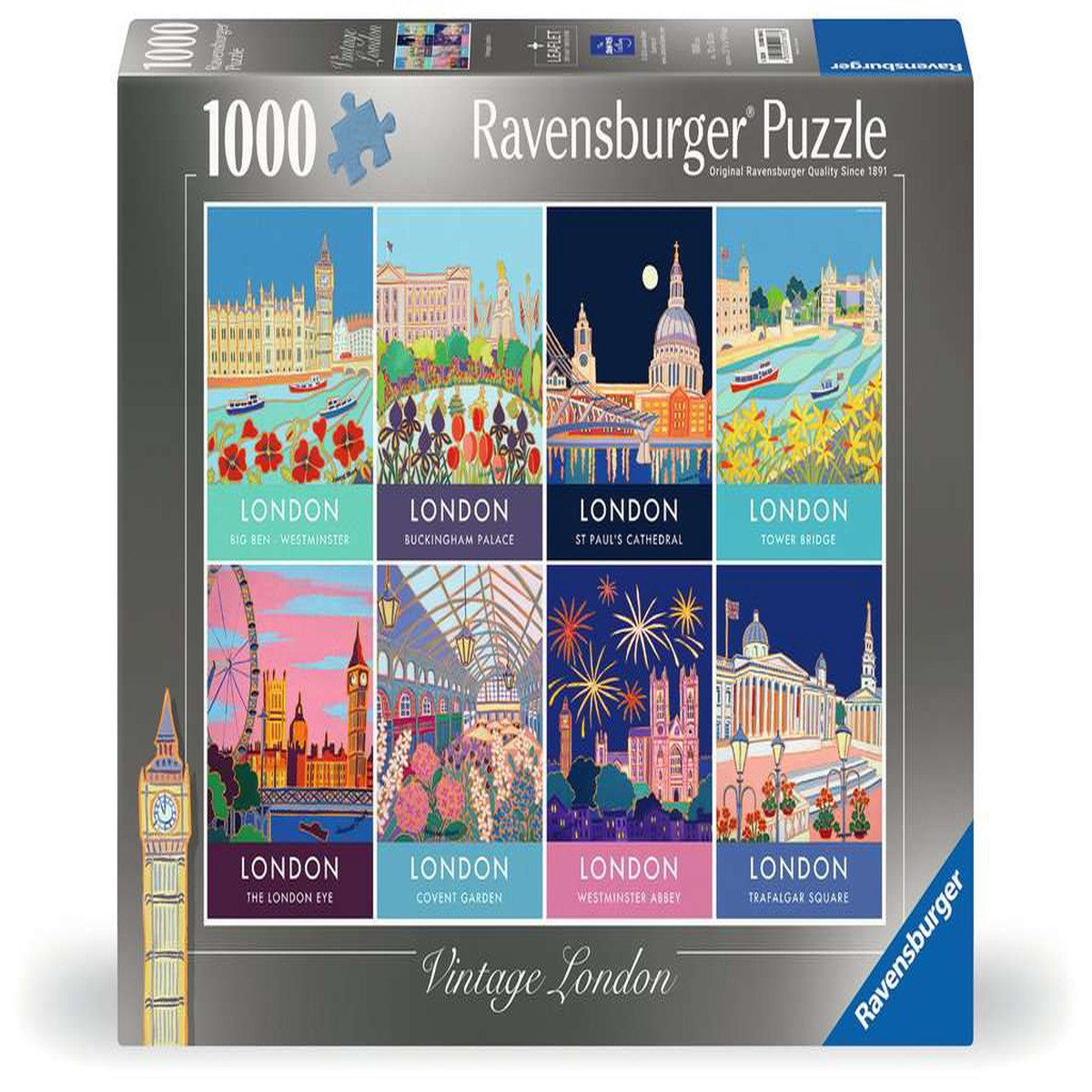 Ravensburger Vintage London Puzzle 1000 Piece Jigsaw