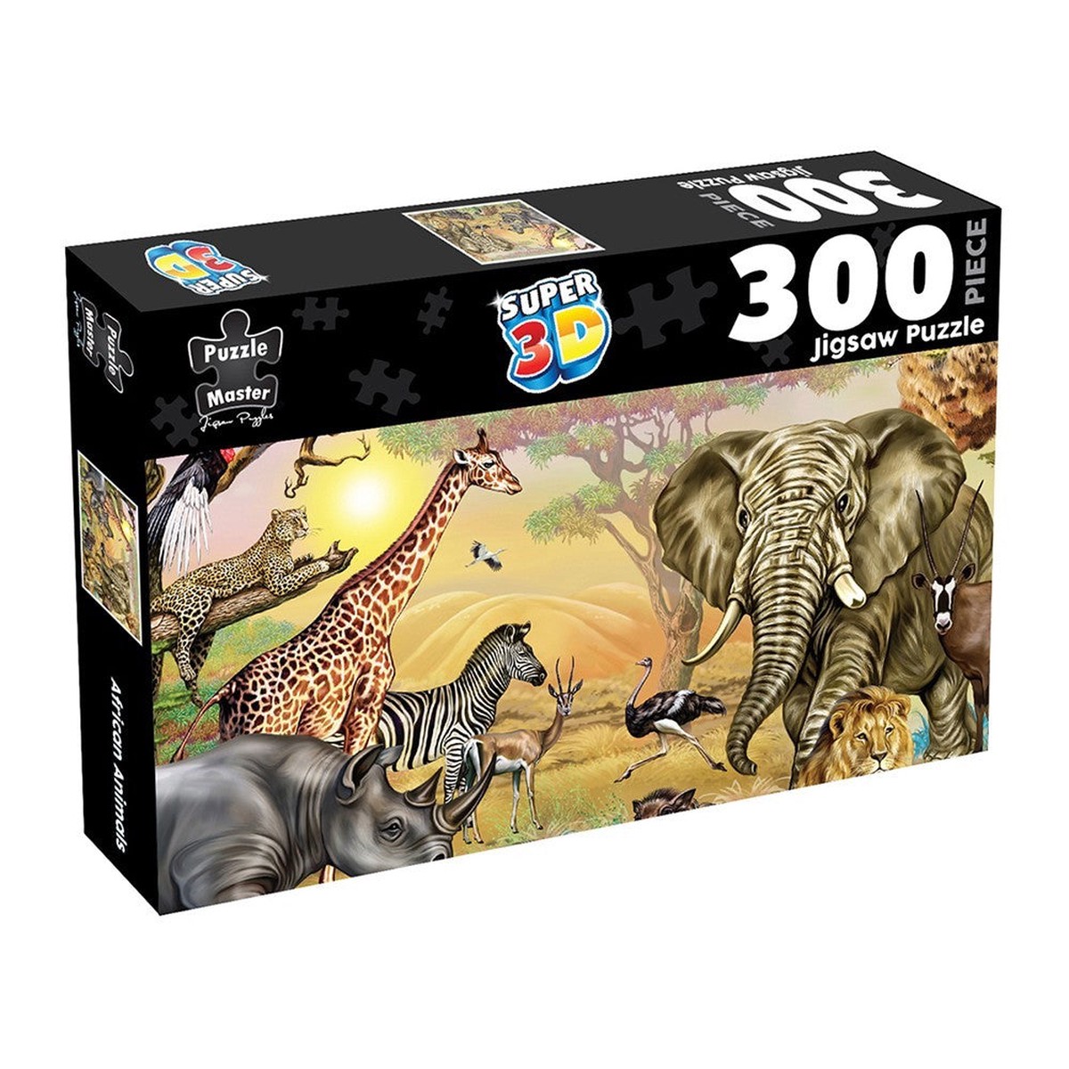 BMS African Animals Lenticular 300 Piece Puzzle