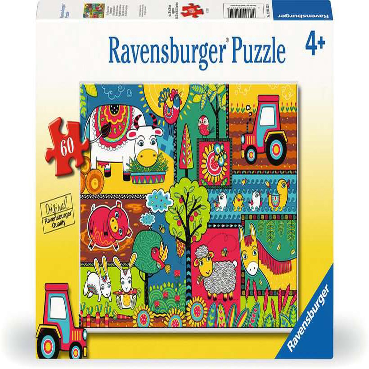 Ravensburger - A Day At The Farm 60 Piece Jigsaw