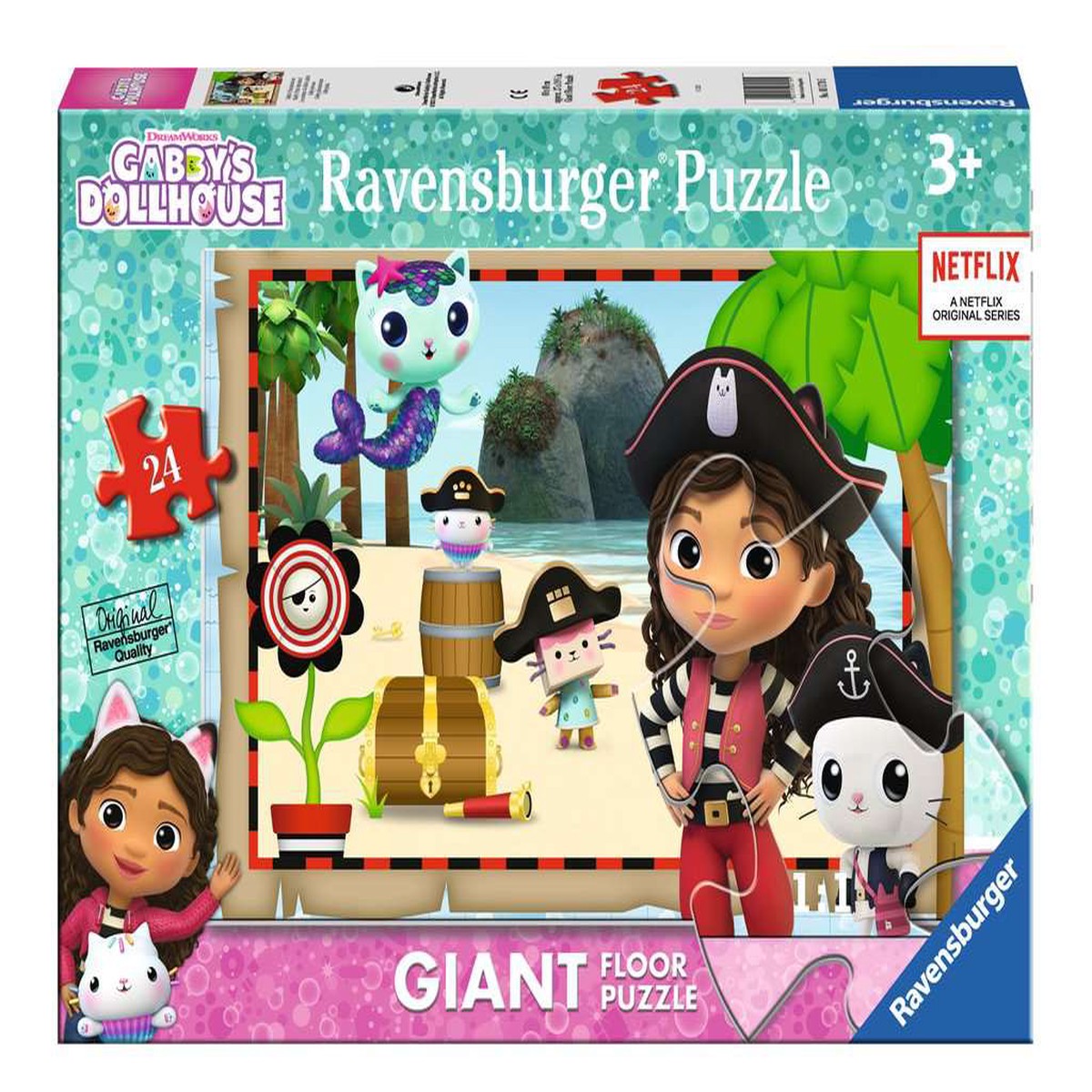 Ravensburger - Gabby's Dollhouse Giant Floor Puzzle 24 Pieces