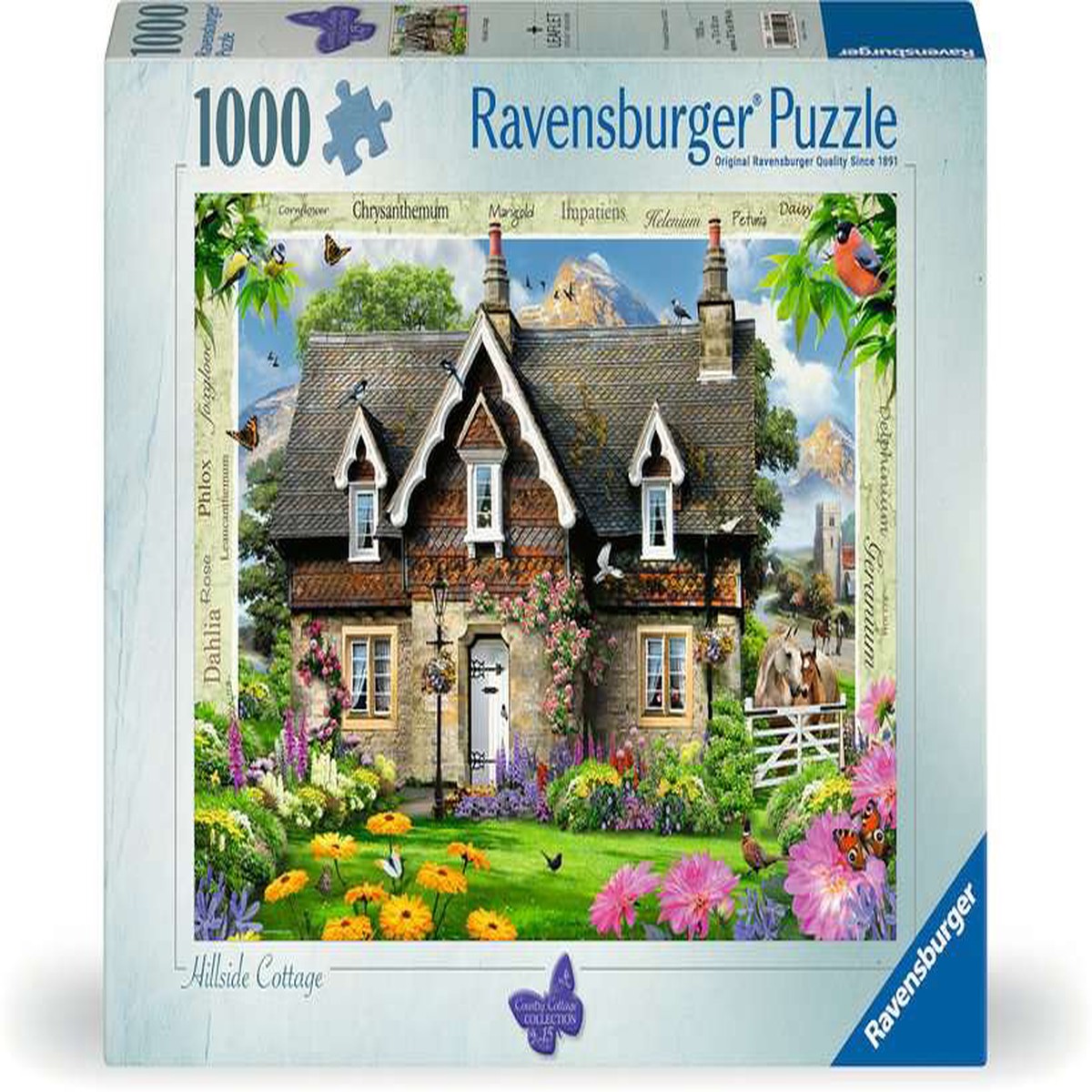 Ravensburger - Hillside Cottage - 1000 Piece Jigsaw New Version