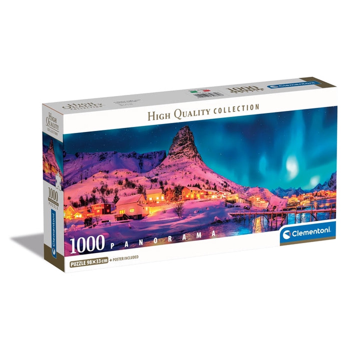 Clementoni - Colorful Night Over Lofoten Islands 1000 Piece Jigsaw (Pan)
