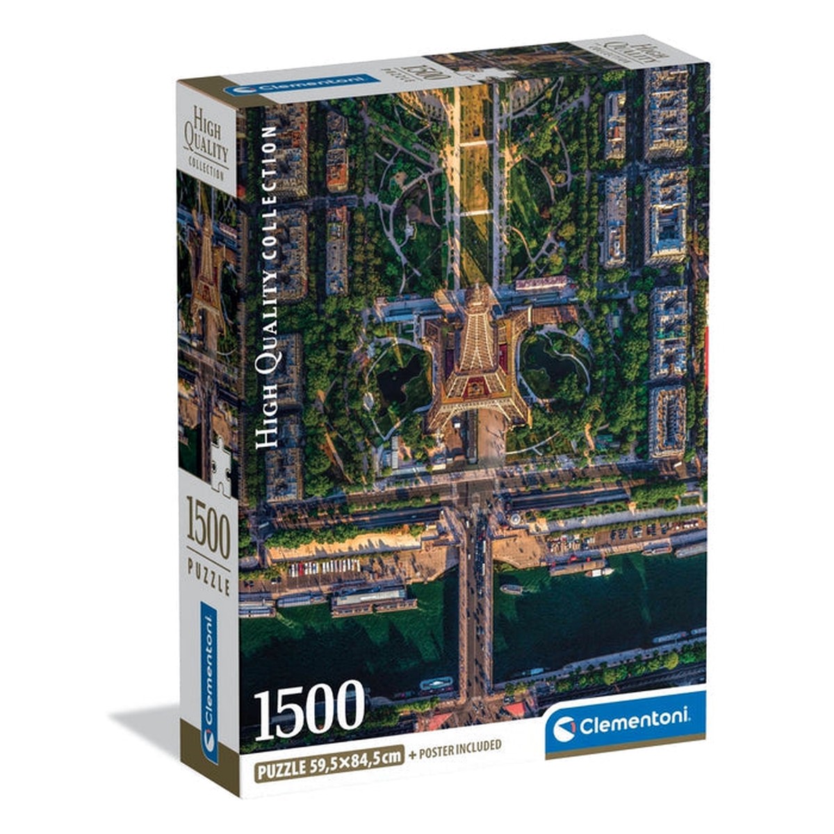 Clementoni - Flying Over Paris 1500 Piece Jigsaw