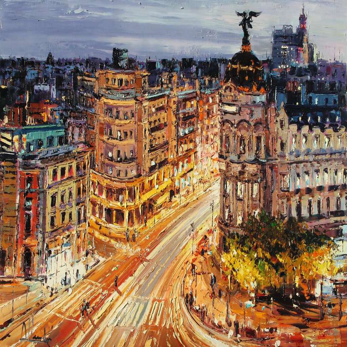 Ravensburger - Gran Va Madrid 1000 Piece Jigsaw - New Version