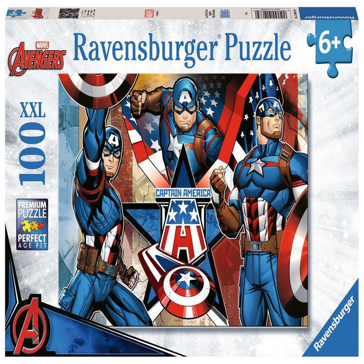 Ravensburger - Marvel Captain America 100 Piece Jigsaw