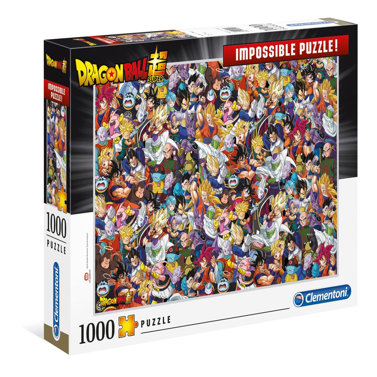 Clementoni - Puzzle Impossible Dragon Ball 1000 Piece Puzzle