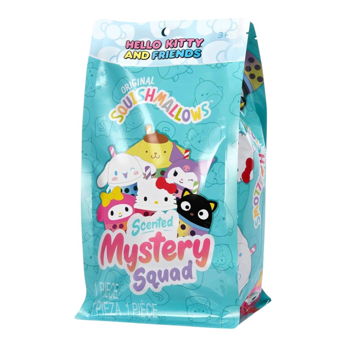 Squishmallows 5 Inch Hello Kitty Bubble Tea Scented Mystery Squad