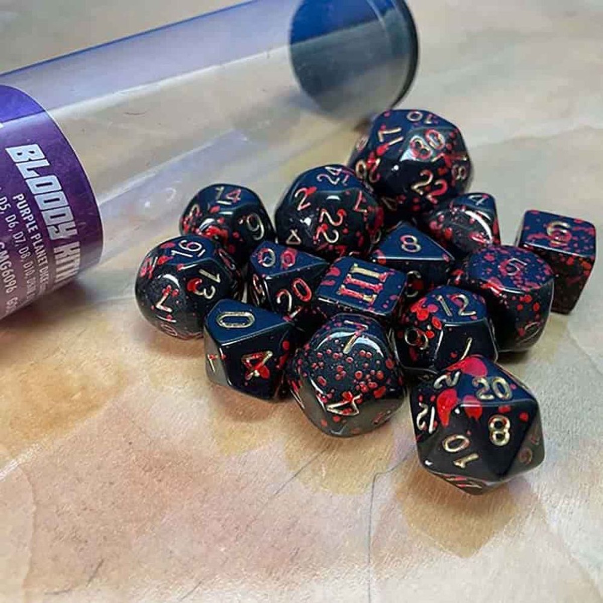Dungeon Crawl Classics - RPG Dice: Bloody Kith Horde (Preorder)