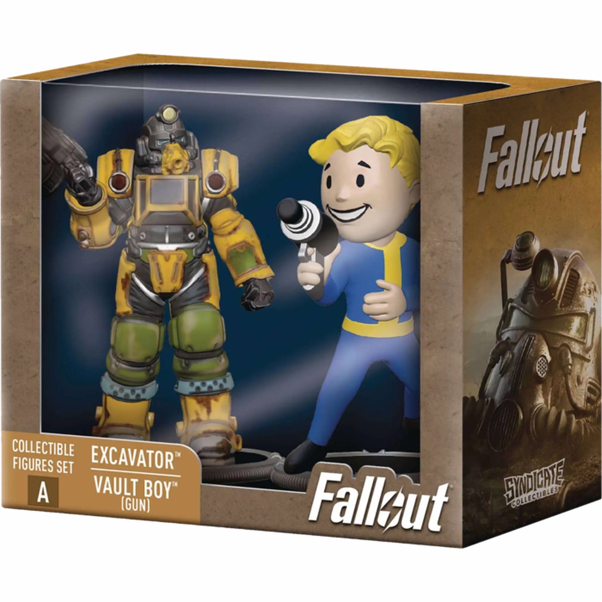 Fallout - Collectible Figures Set - Excavator + Vault Boy (gun)