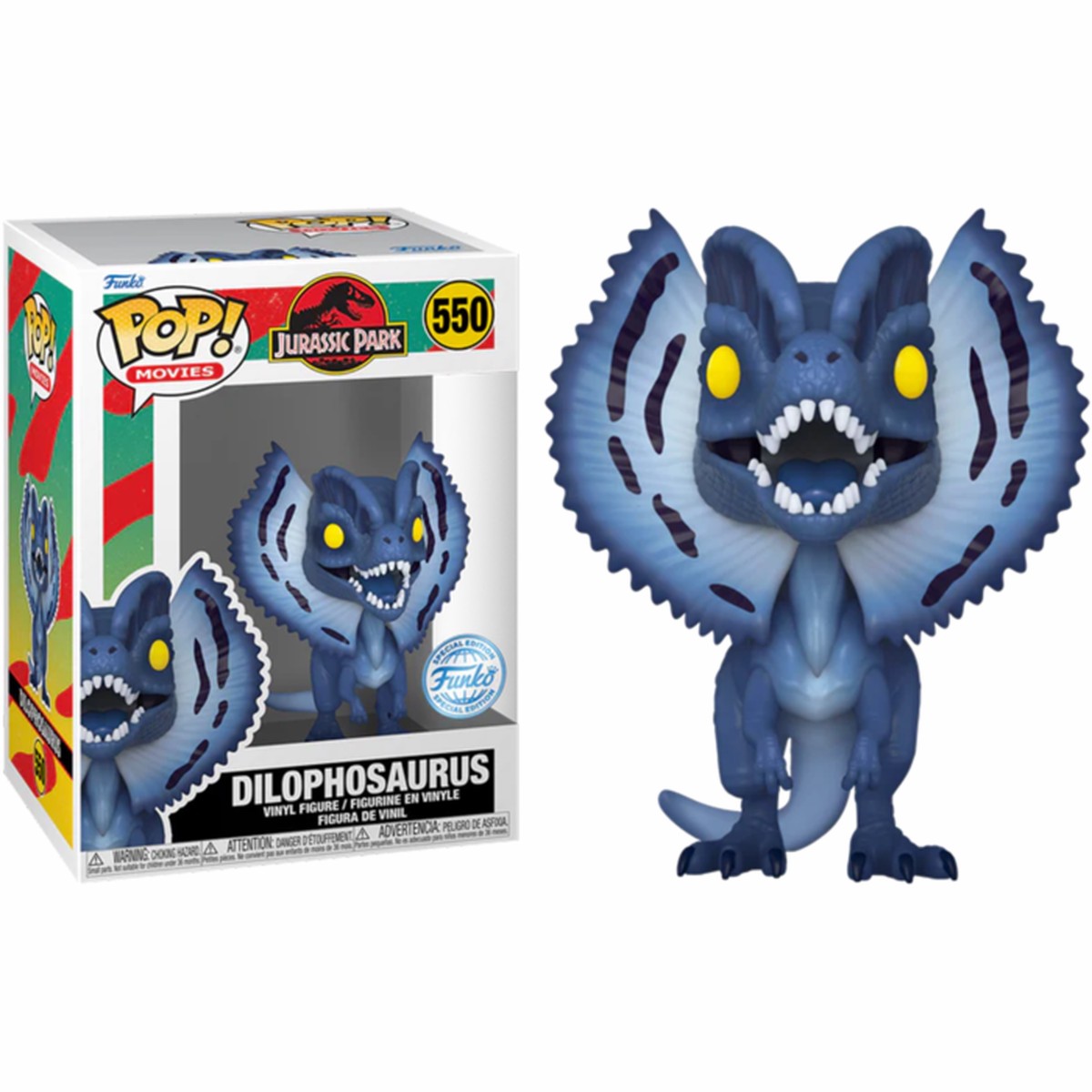 Jurassic Park - Dilophosaurus (Moonlight) Pop! RS