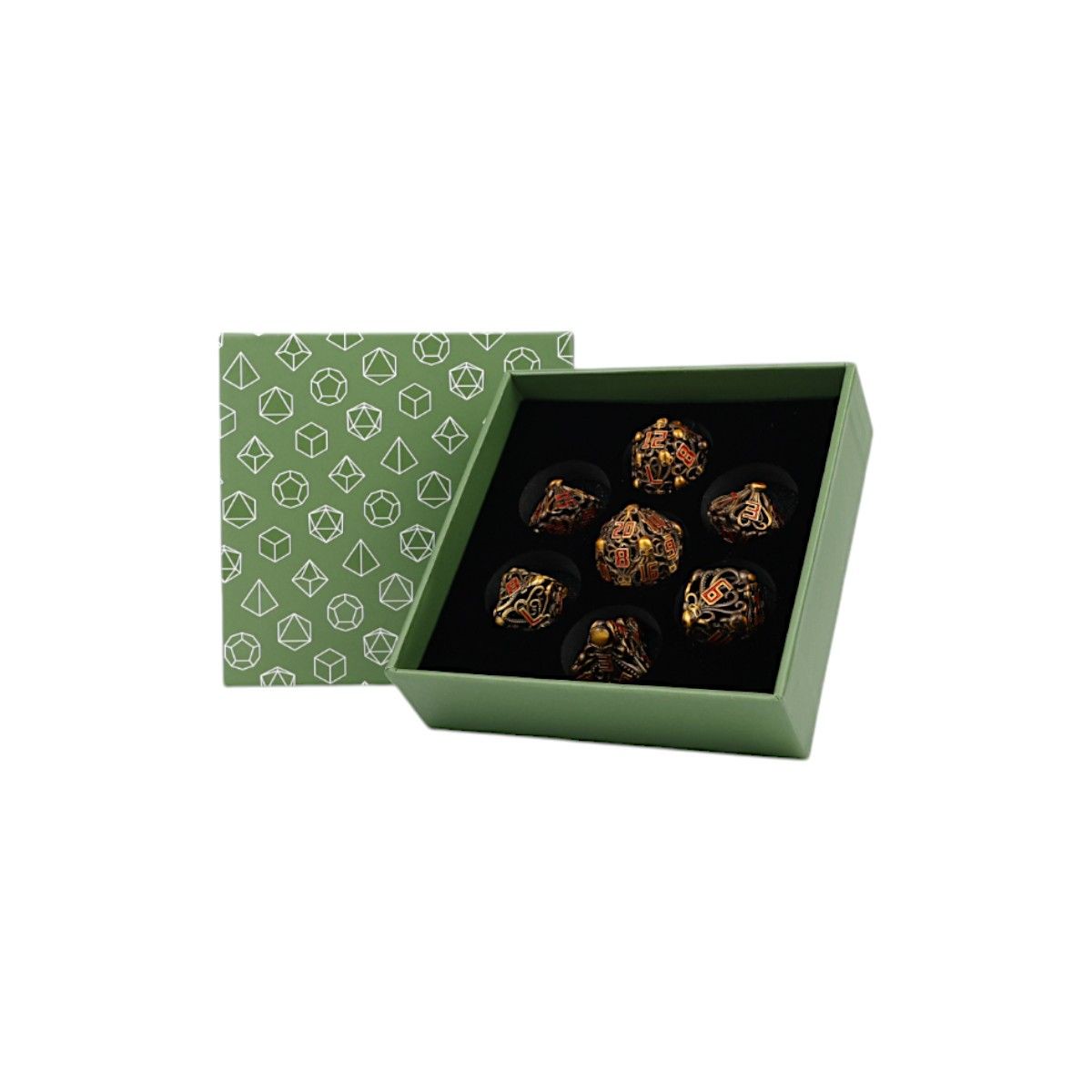 Tentacular Dice Set Ancient Bronze