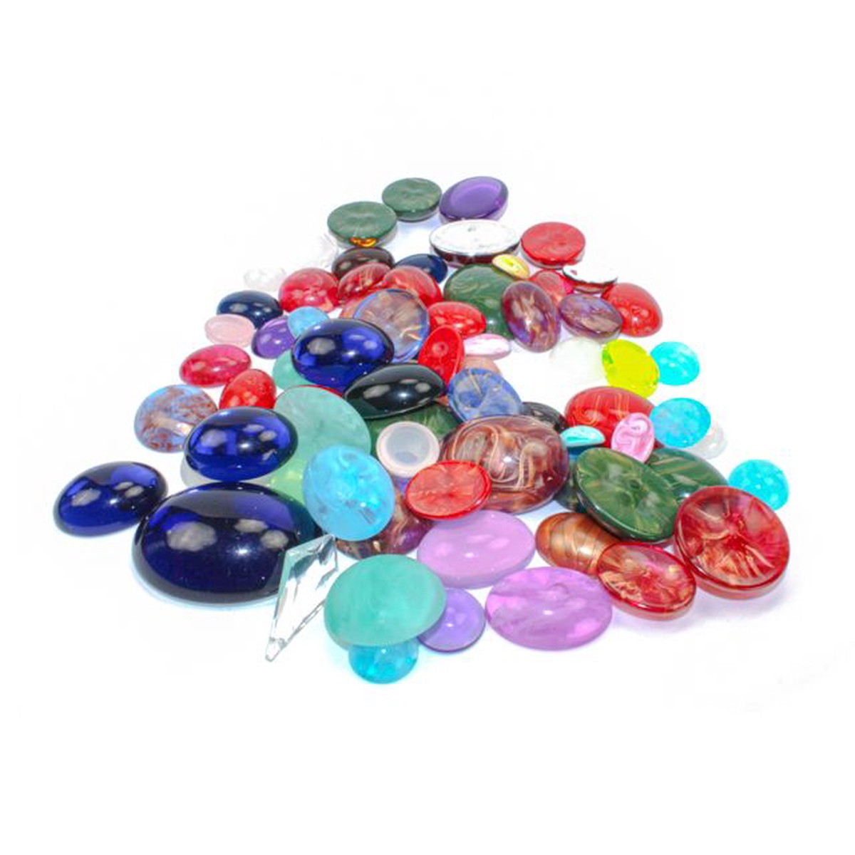 Chessex - CHX JJ025 1/4 LB Plastic Beads Variety Pack
