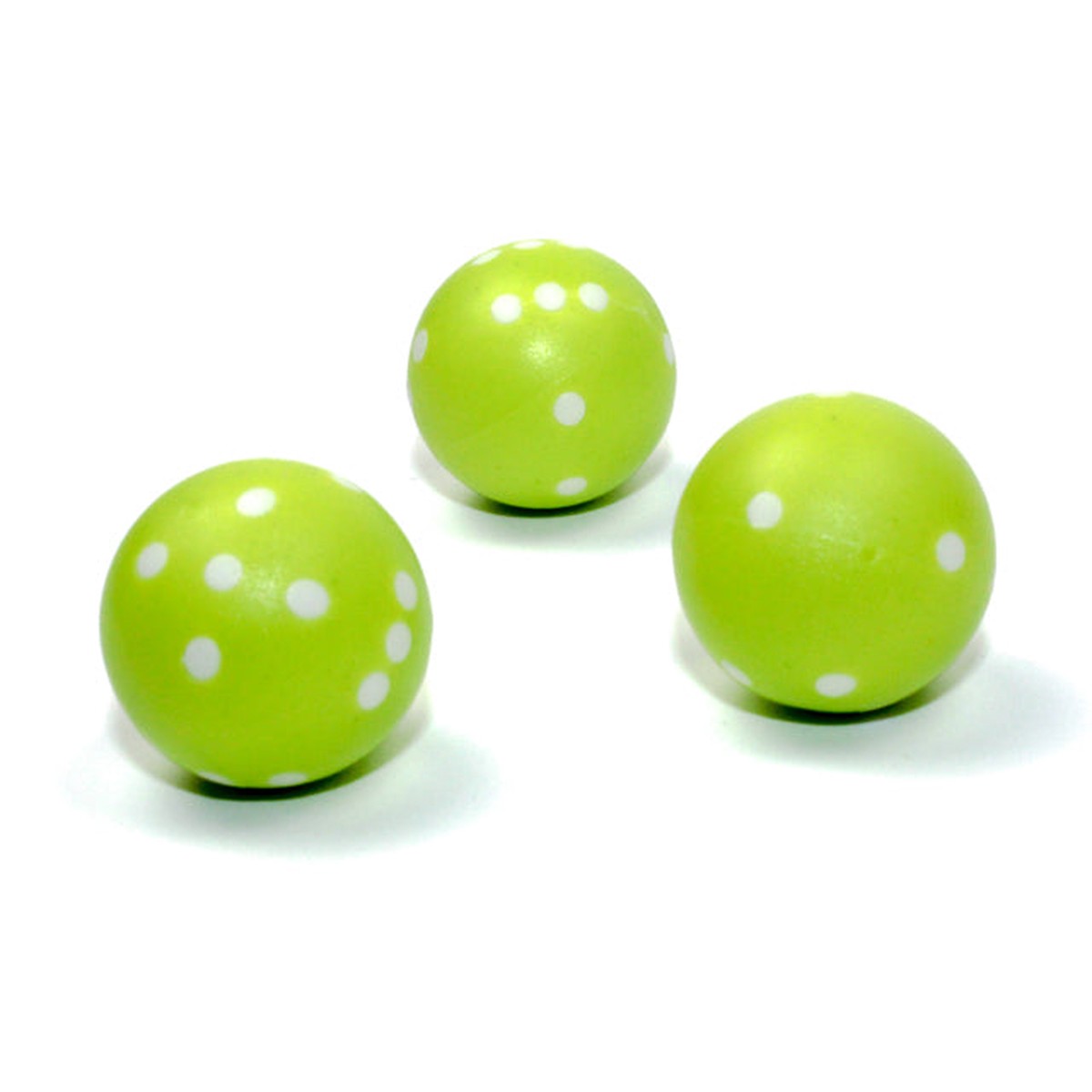Chessex - CHX KOP01731 Opaque Spherical Neon Green/white d6 22mm