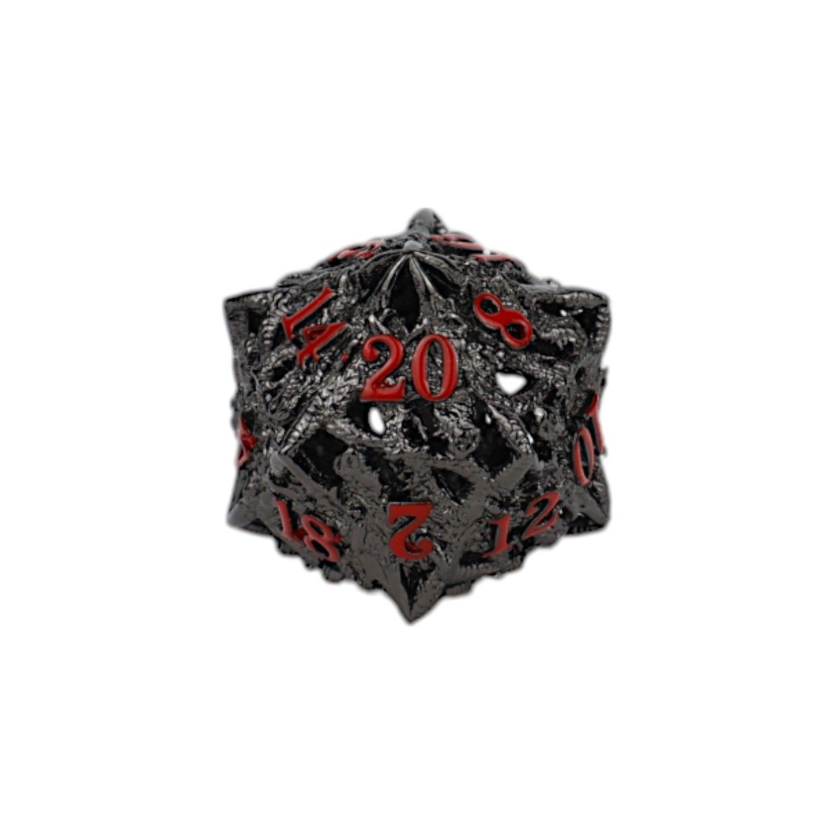 LPG Dice Dragon Rage Dice Set Black/Red