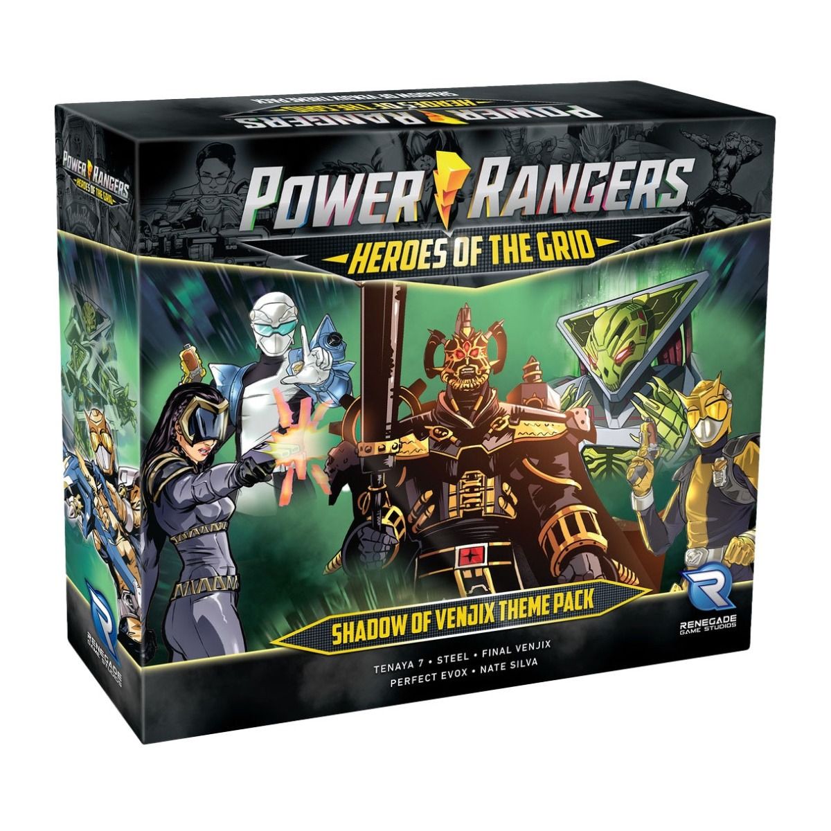 Power Rangers Heroes of the Grid - Shadow of Venjix Theme Pack