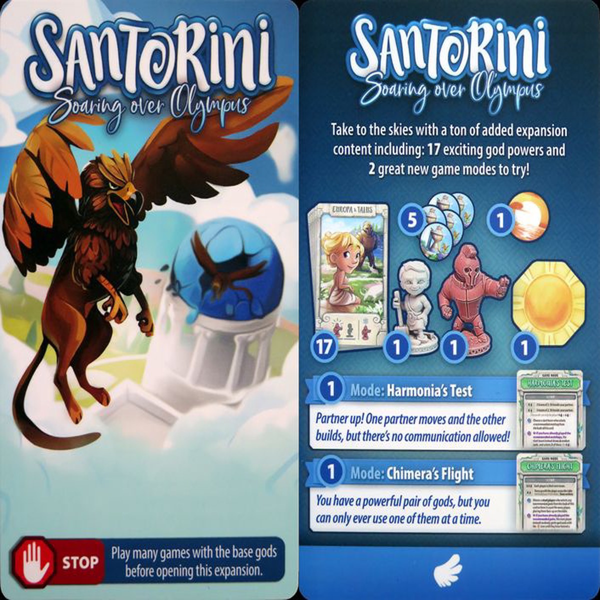 Santorini God Pack Soaring Over Mount Olympus