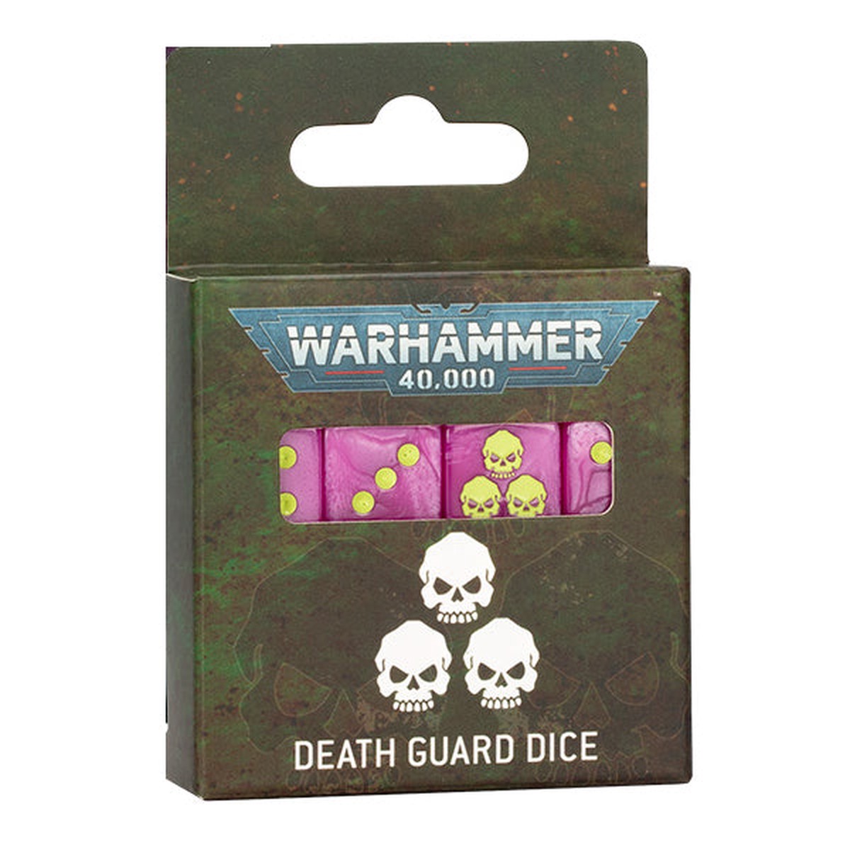 Warhammer 40000: Death Guard Dice Set (42-14) (Preorder)