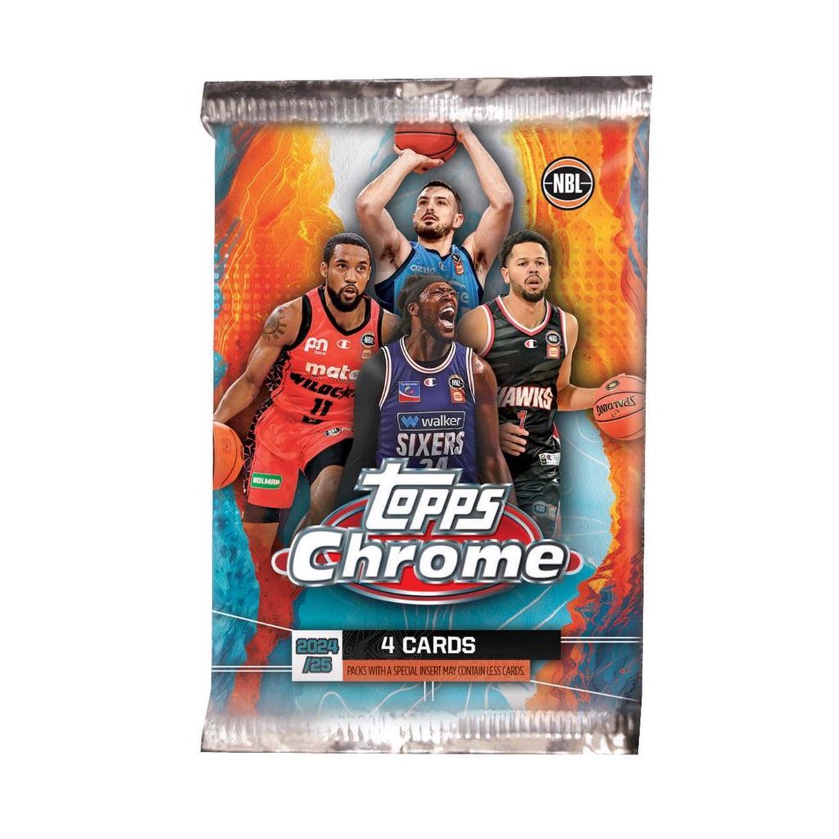 2024/25 Topps Chrome NBL Basketball Value Pack Booster Pack