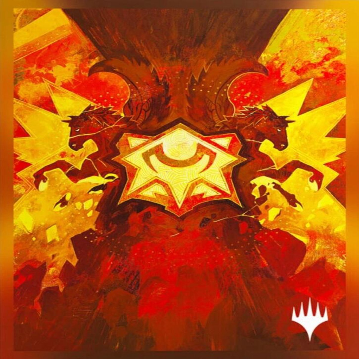 Gamegenic Magic The Gathering Secrets of Strixhaven Premium Art Sleeves - Lorehold