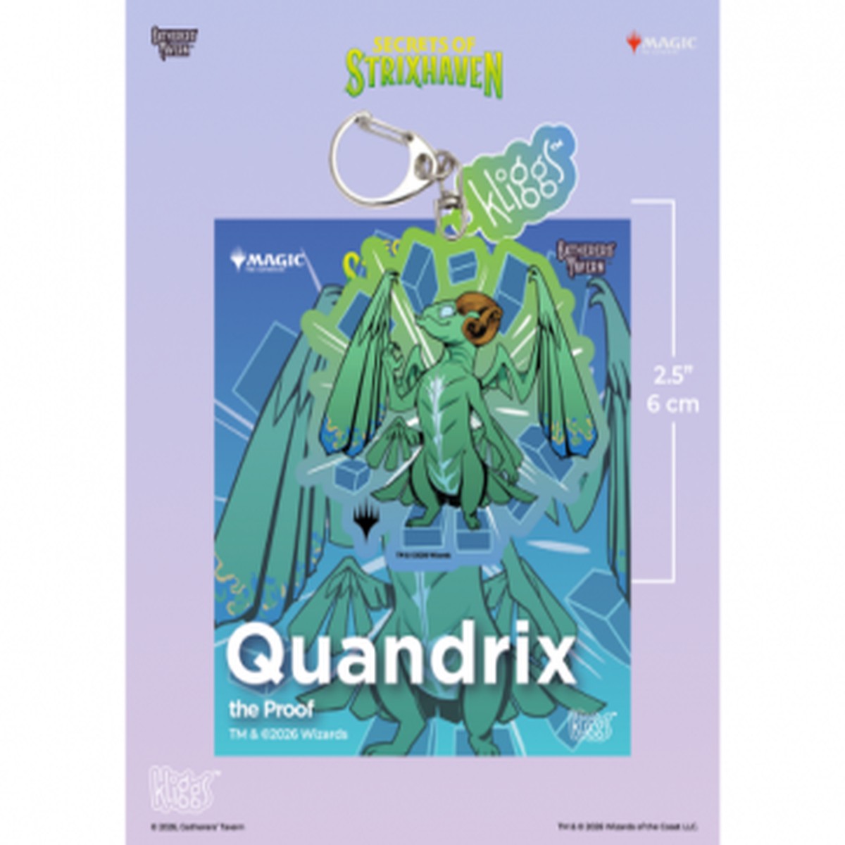 Gatherers Tavern - Keychain - Secrets of Strixhaven - Quandrix Kliggs